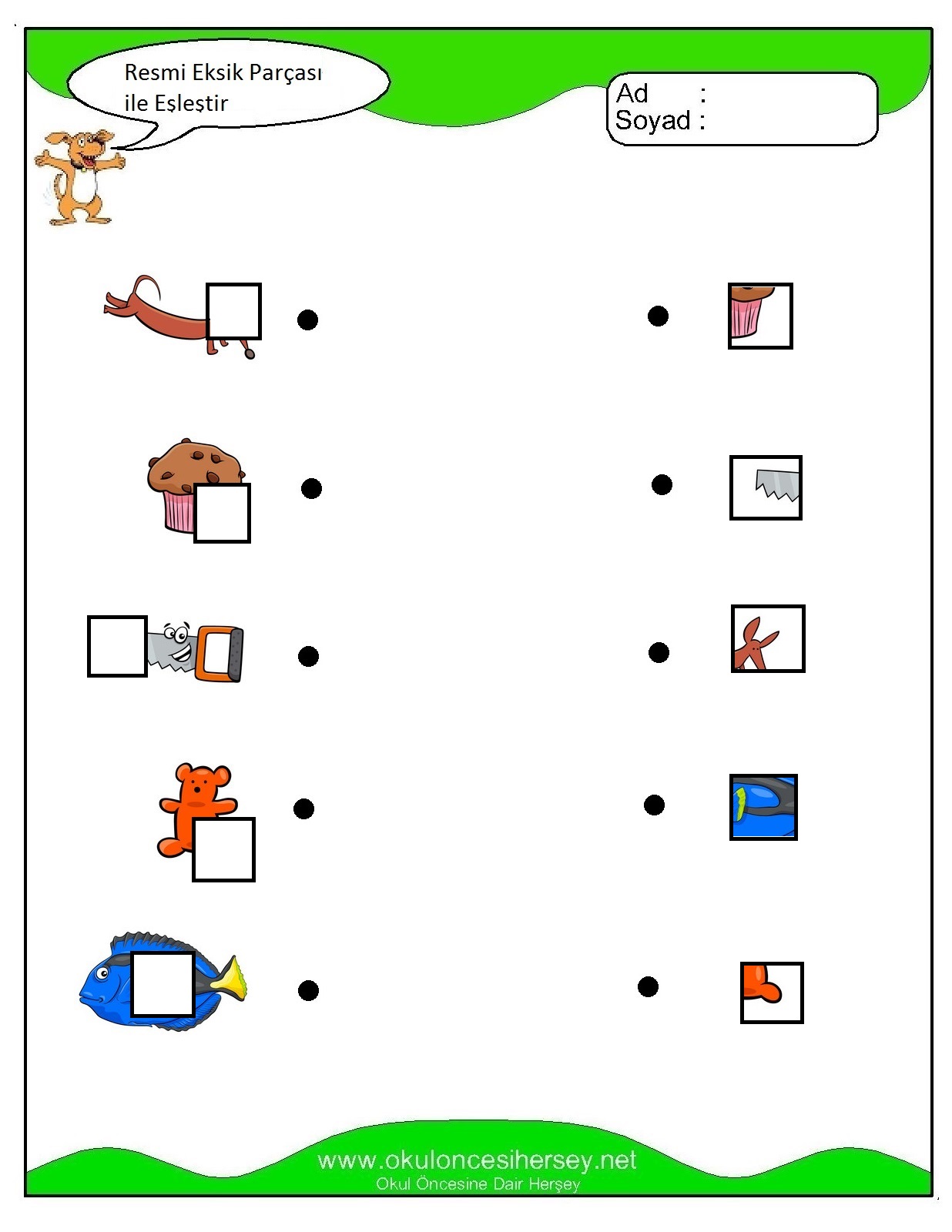 Resmi Eksik Parçası İle Eşleştir