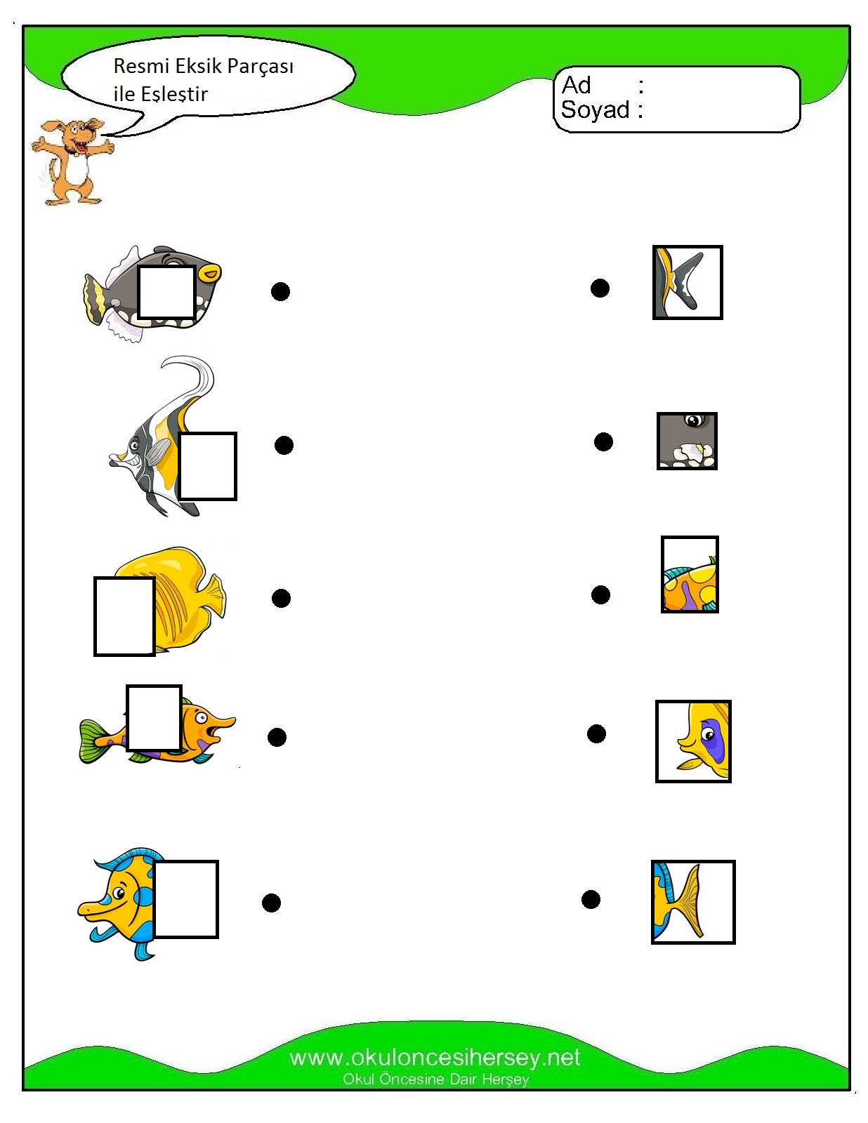 Resmi Eksik Parçası İle Eşleştir