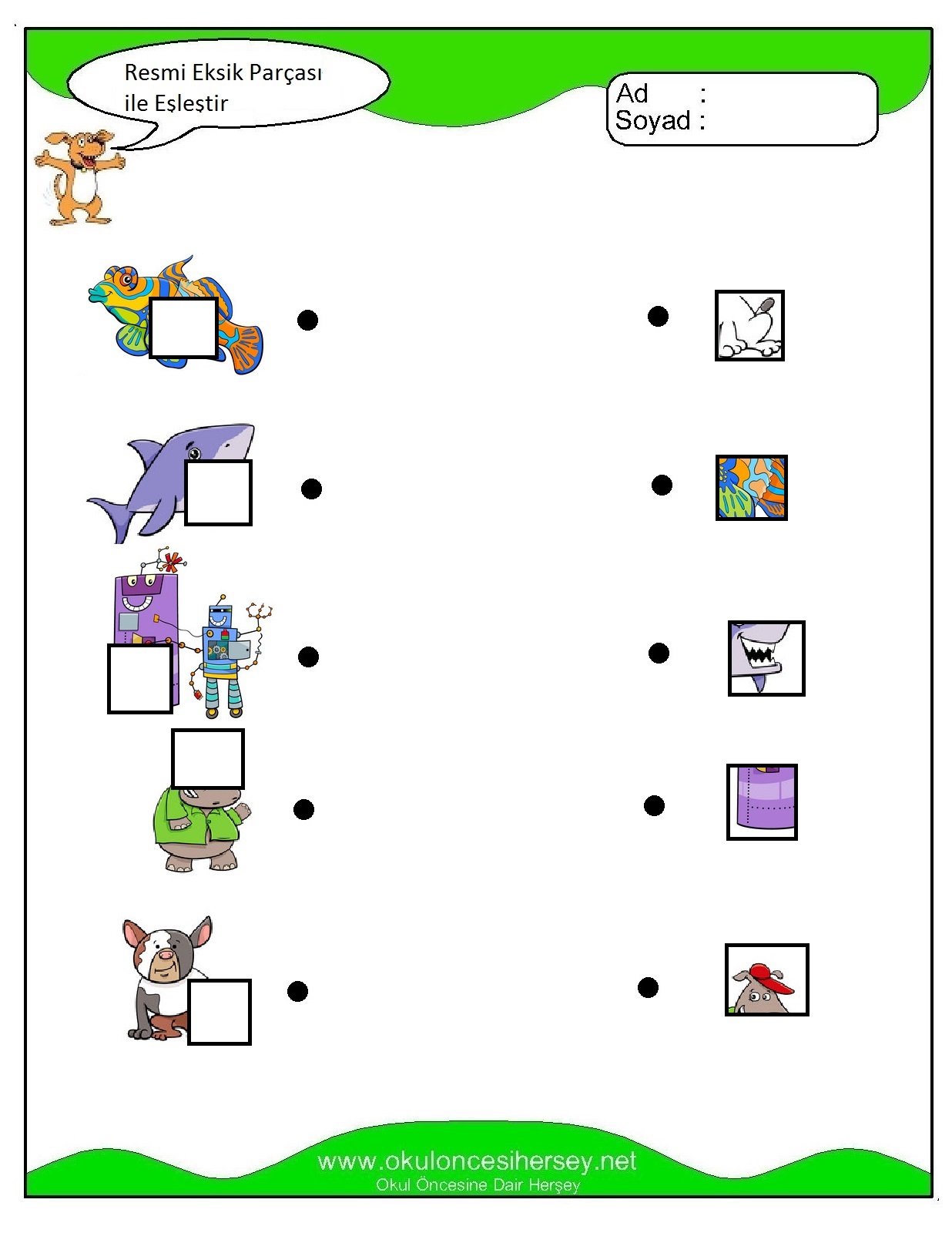 Resmi Eksik Parçası İle Eşleştir