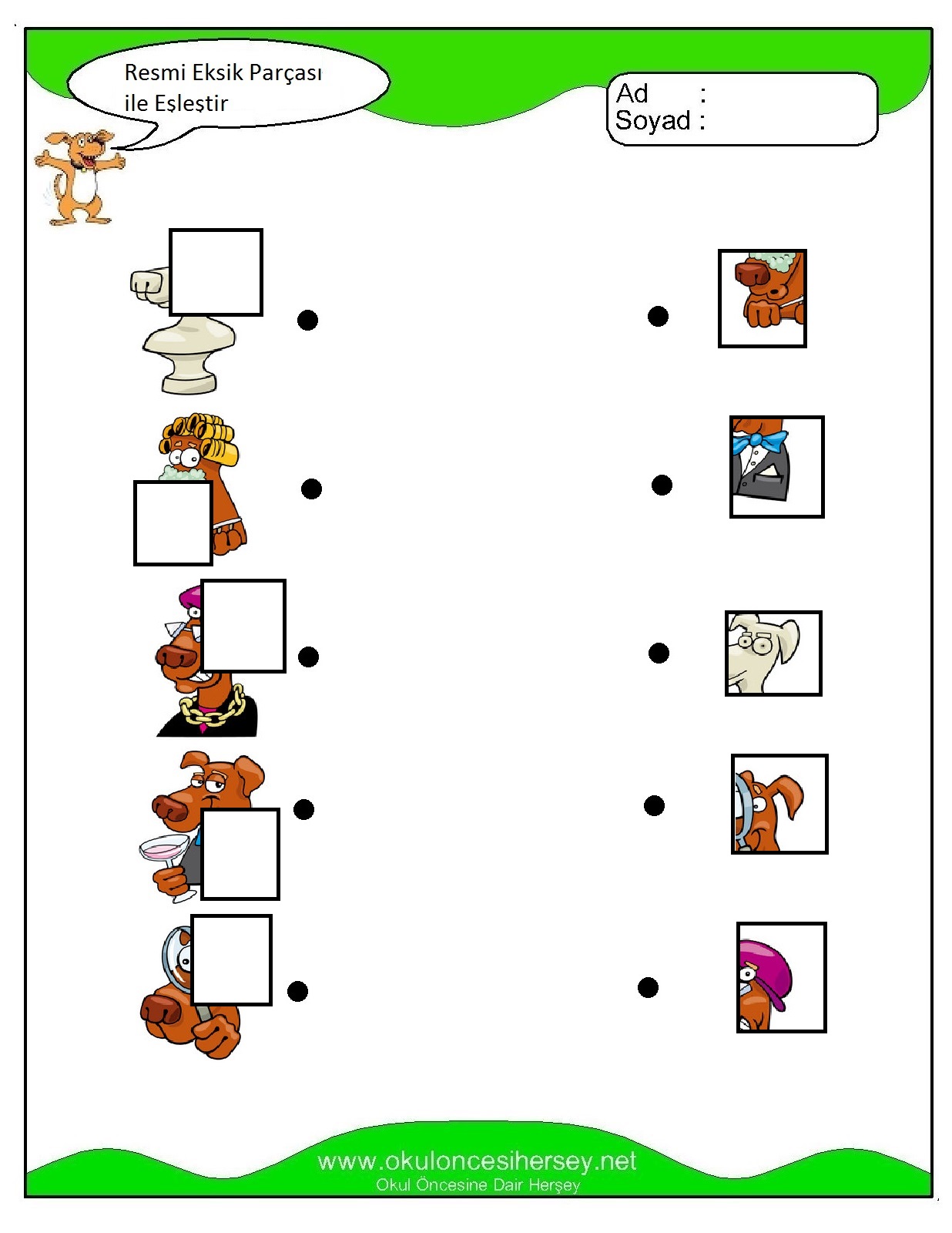 Resmi Eksik Parçası İle Eşleştir