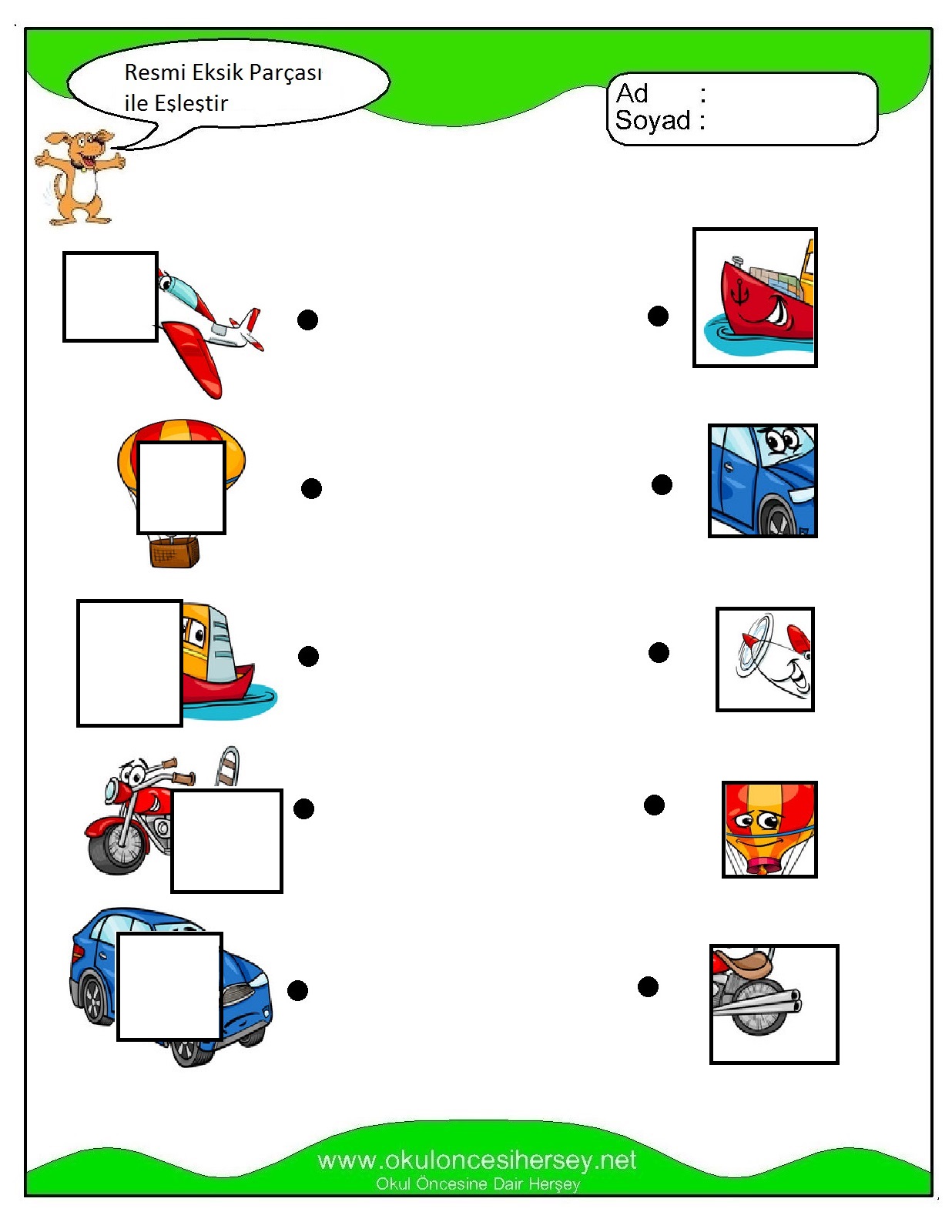 Resmi Eksik Parçası İle Eşleştir