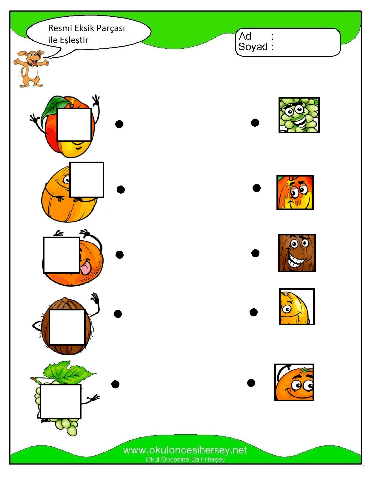Resmi Eksik Parçası İle Eşleştir