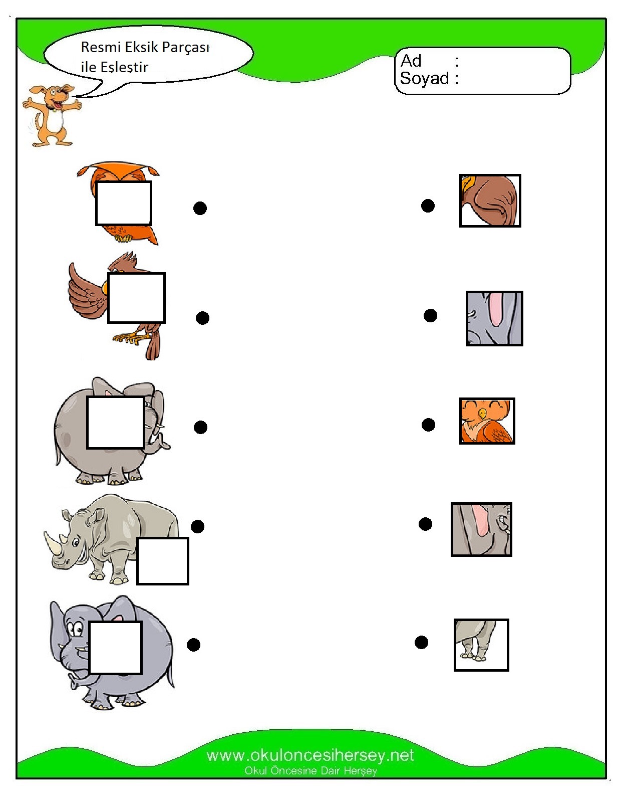 Resmi Eksik Parçası İle Eşleştir