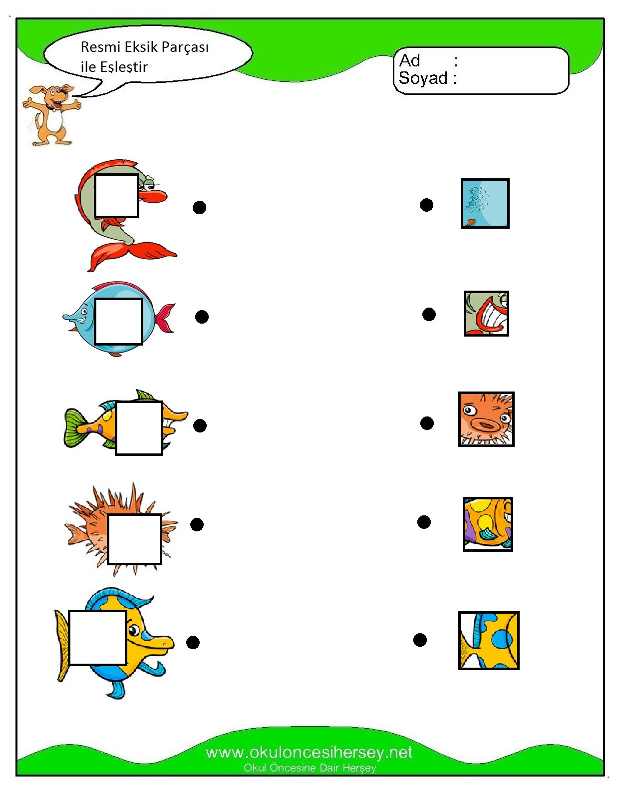Resmi Eksik Parçası İle Eşleştir