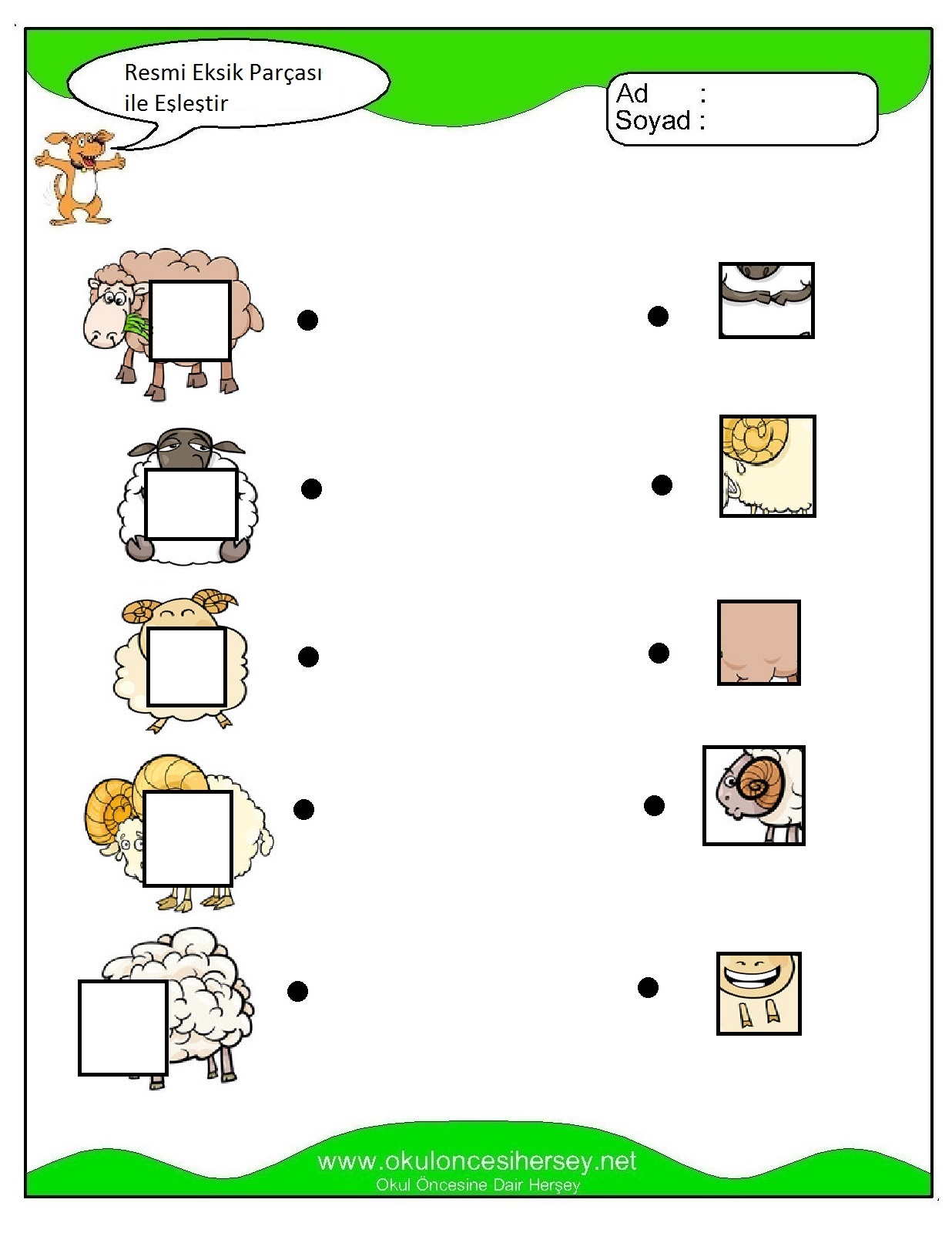 Resmi Eksik Parçası İle Eşleştir