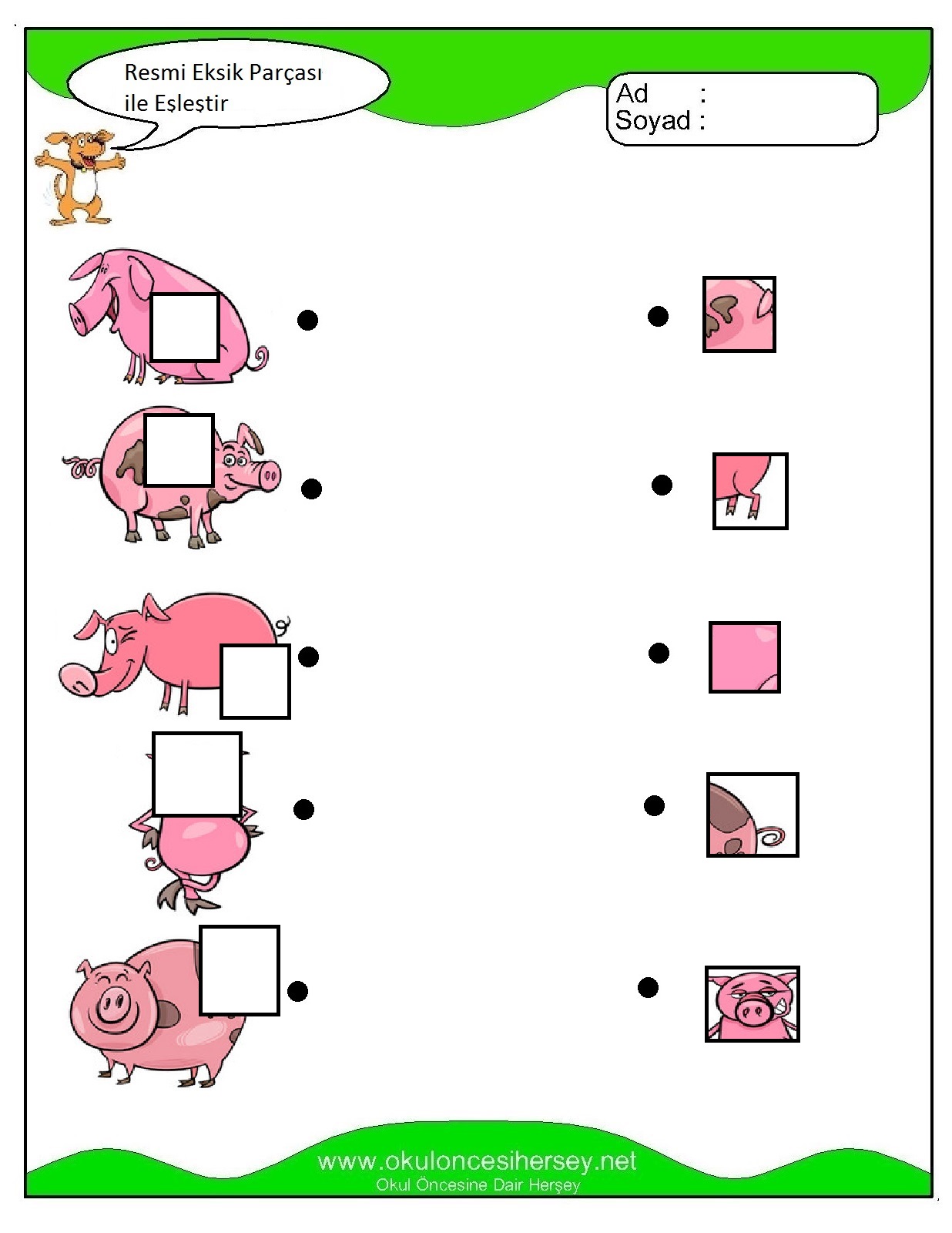 Resmi Eksik Parçası İle Eşleştir