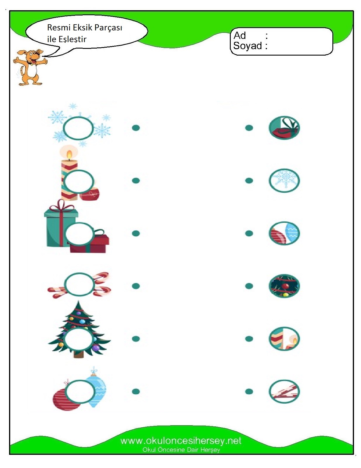 Resmi Eksik Parçası İle Eşleştir