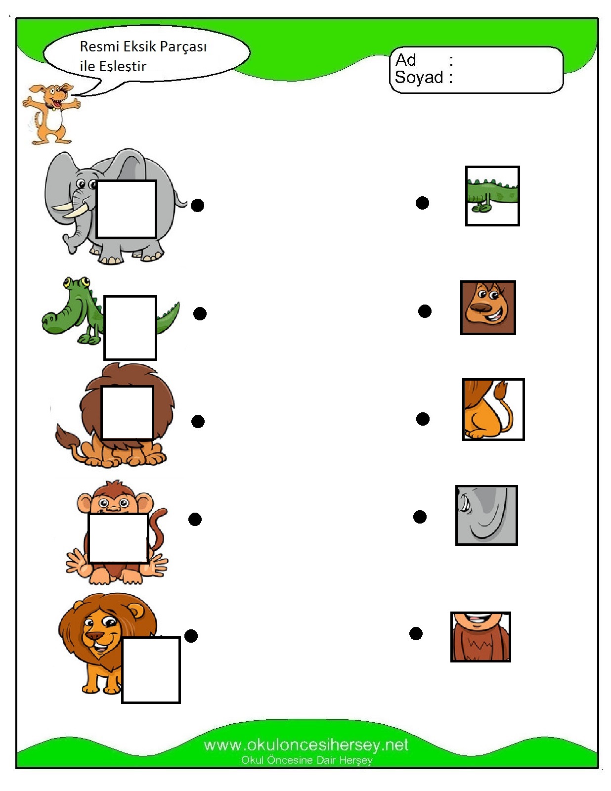 Resmi Eksik Parçası İle Eşleştir