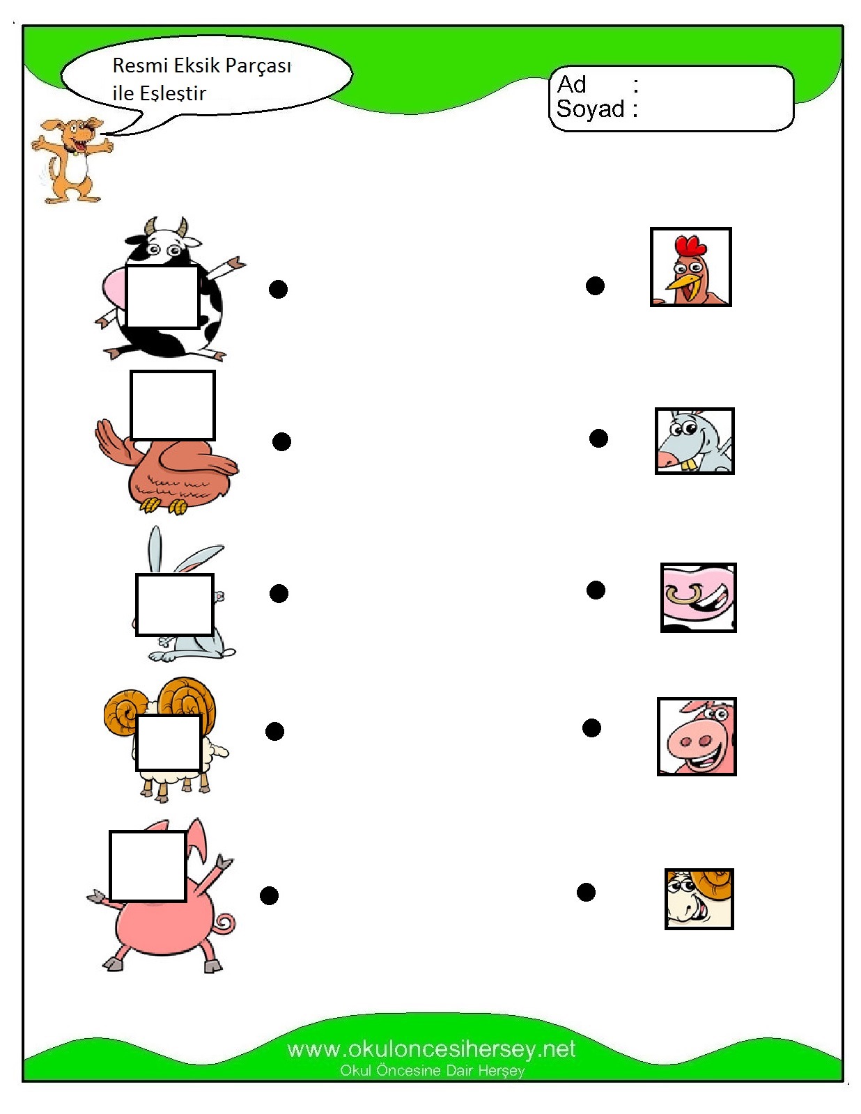 Resmi Eksik Parçası İle Eşleştir