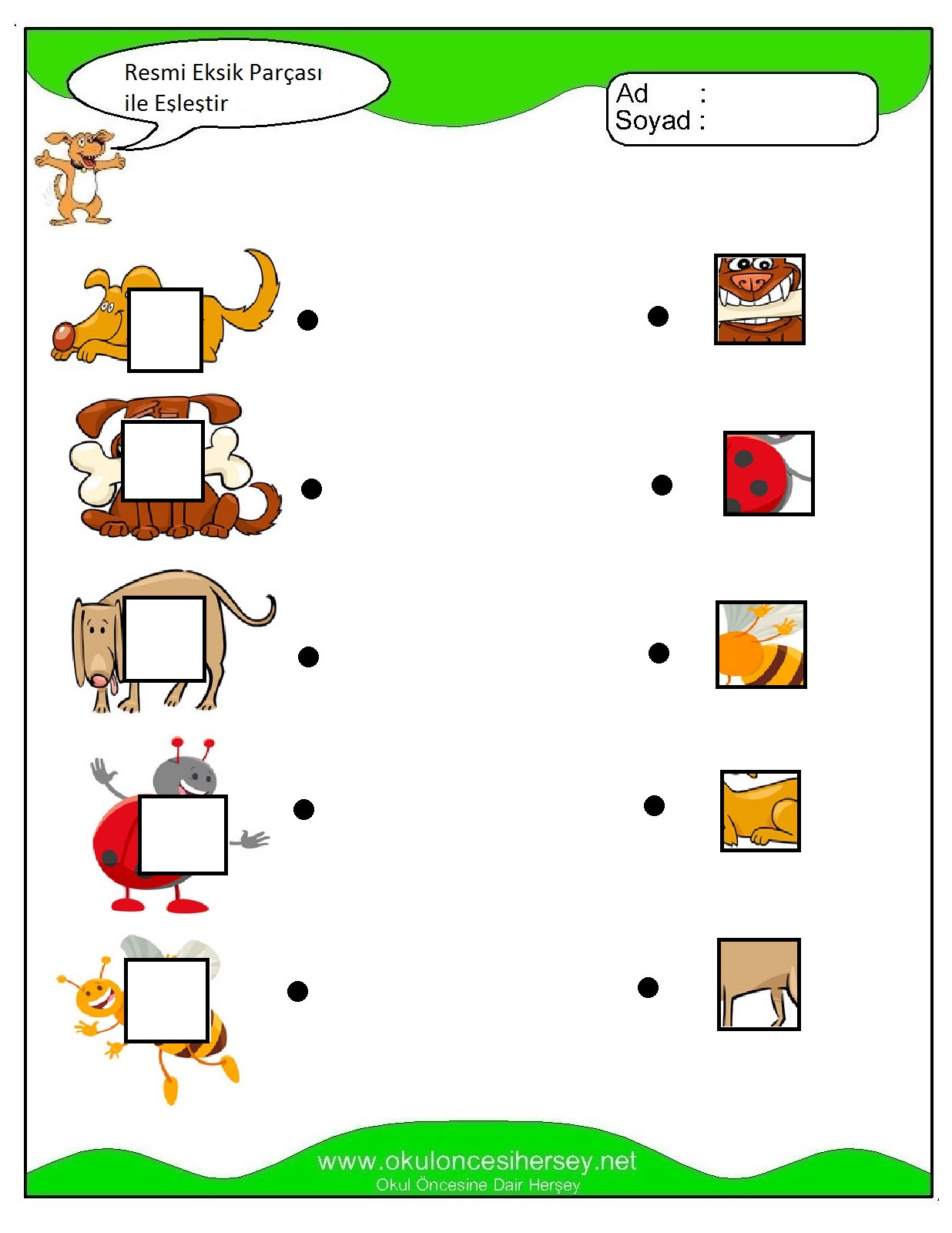 Resmi Eksik Parçası İle Eşleştir