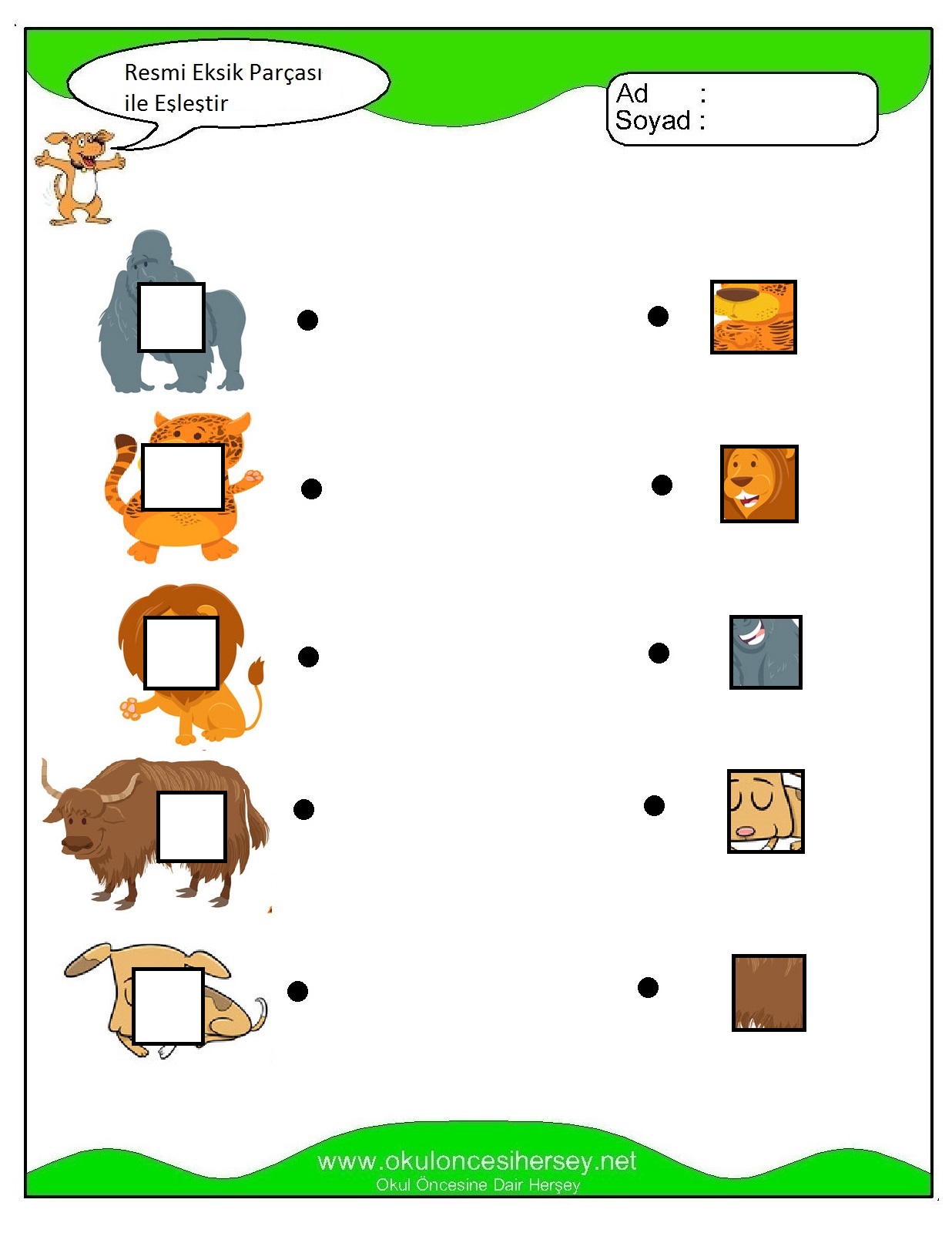 Resmi Eksik Parçası İle Eşleştir