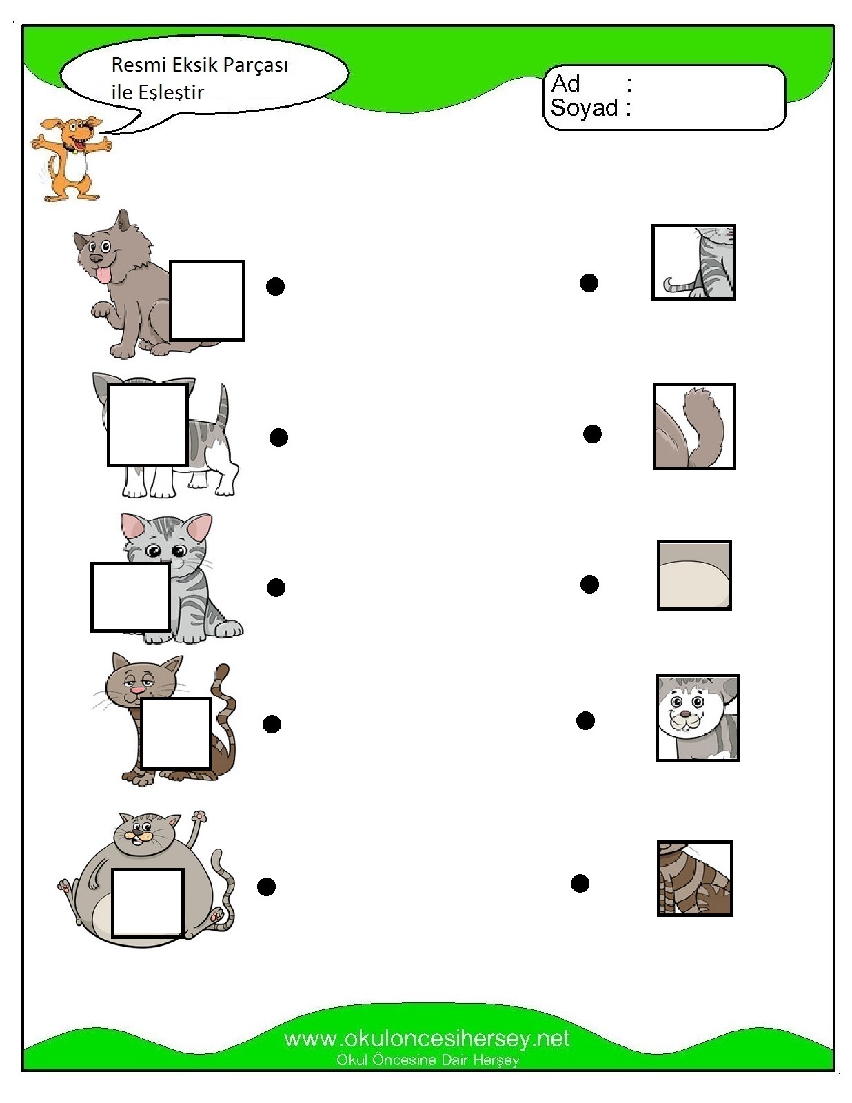 Resmi Eksik Parçası İle Eşleştir