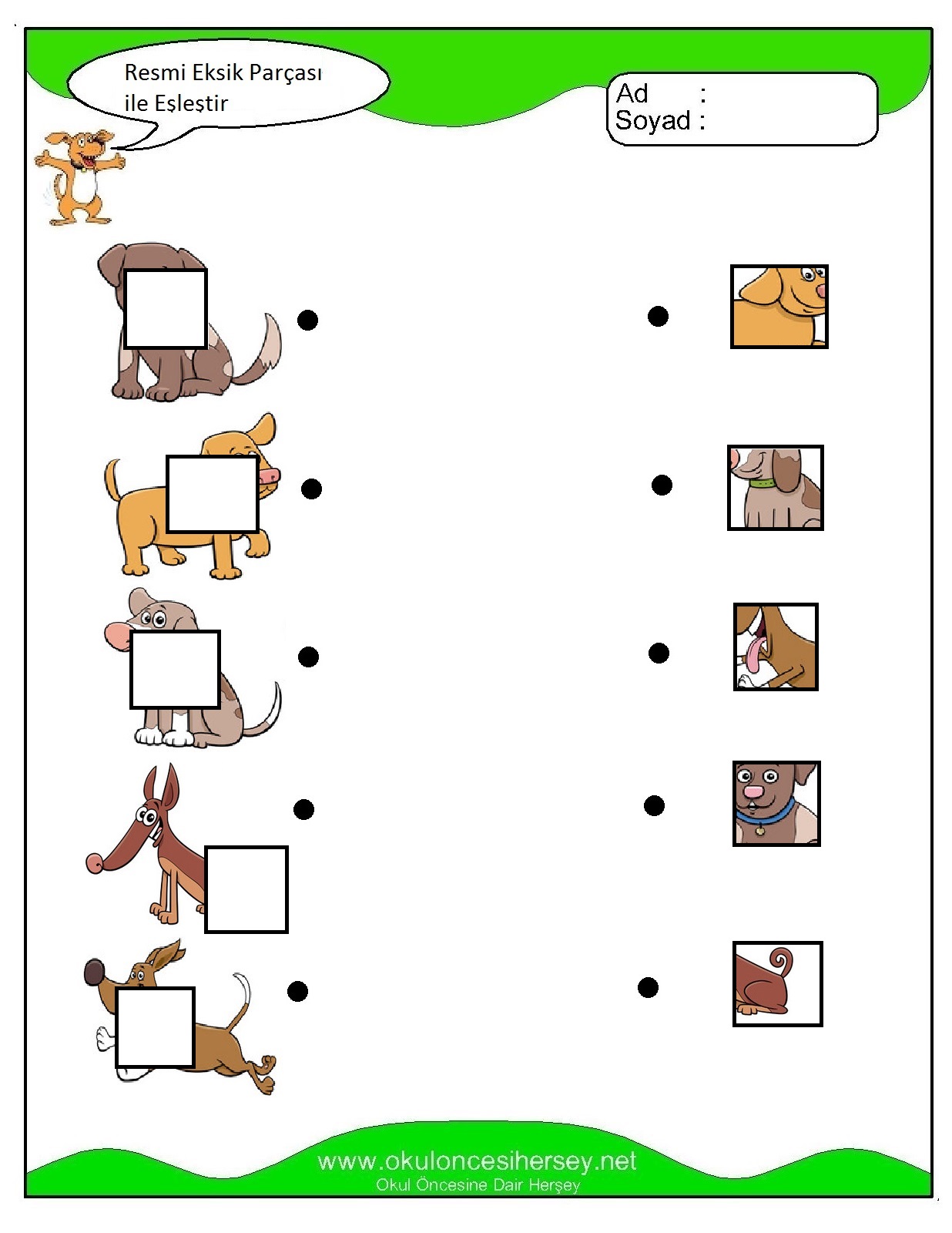 Resmi Eksik Parçası İle Eşleştir