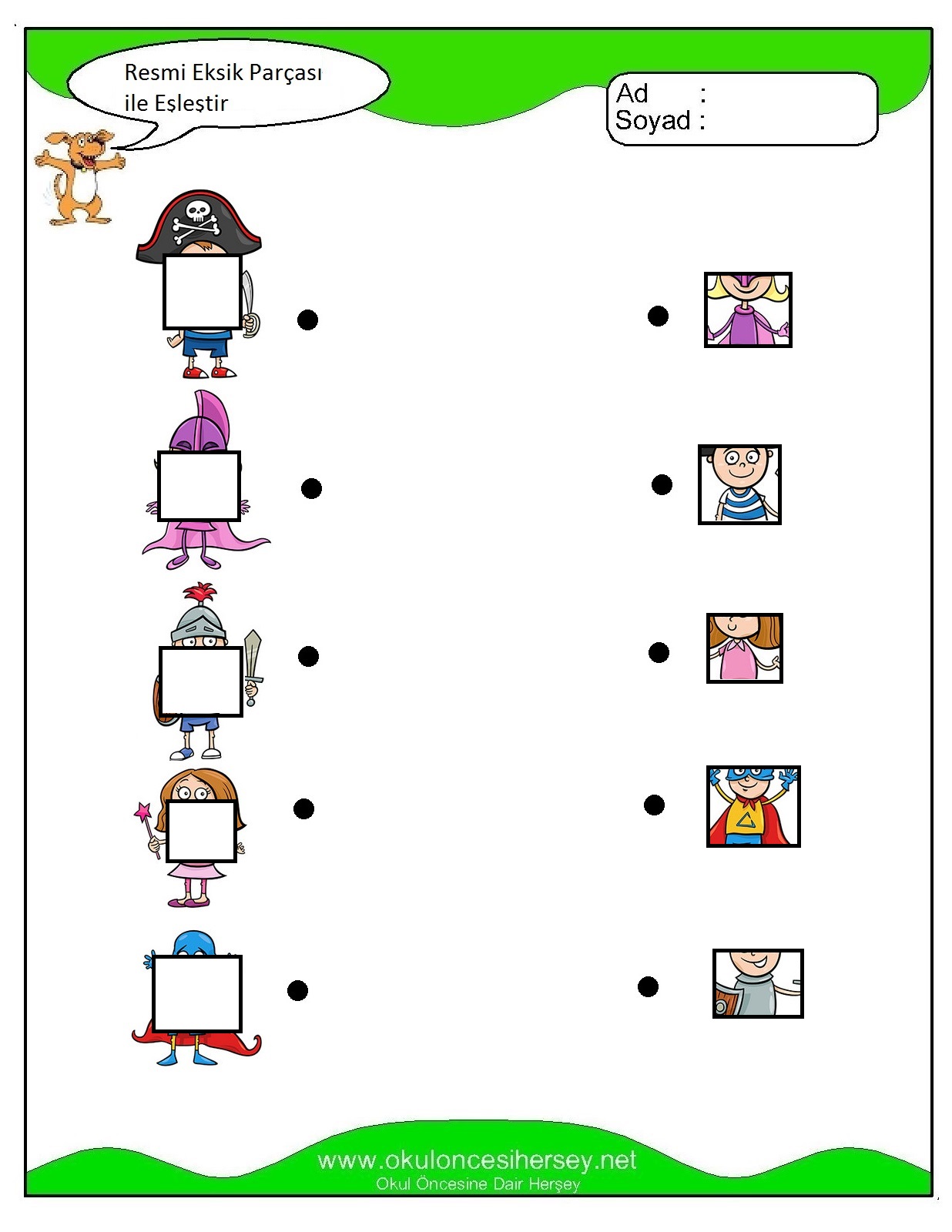 Resmi Eksik Parçası İle Eşleştir