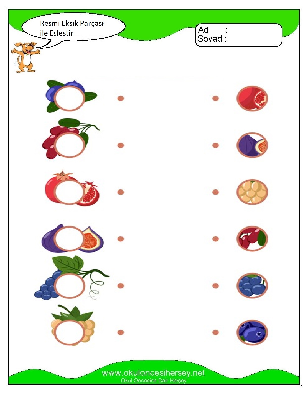Resmi Eksik Parçası İle Eşleştir