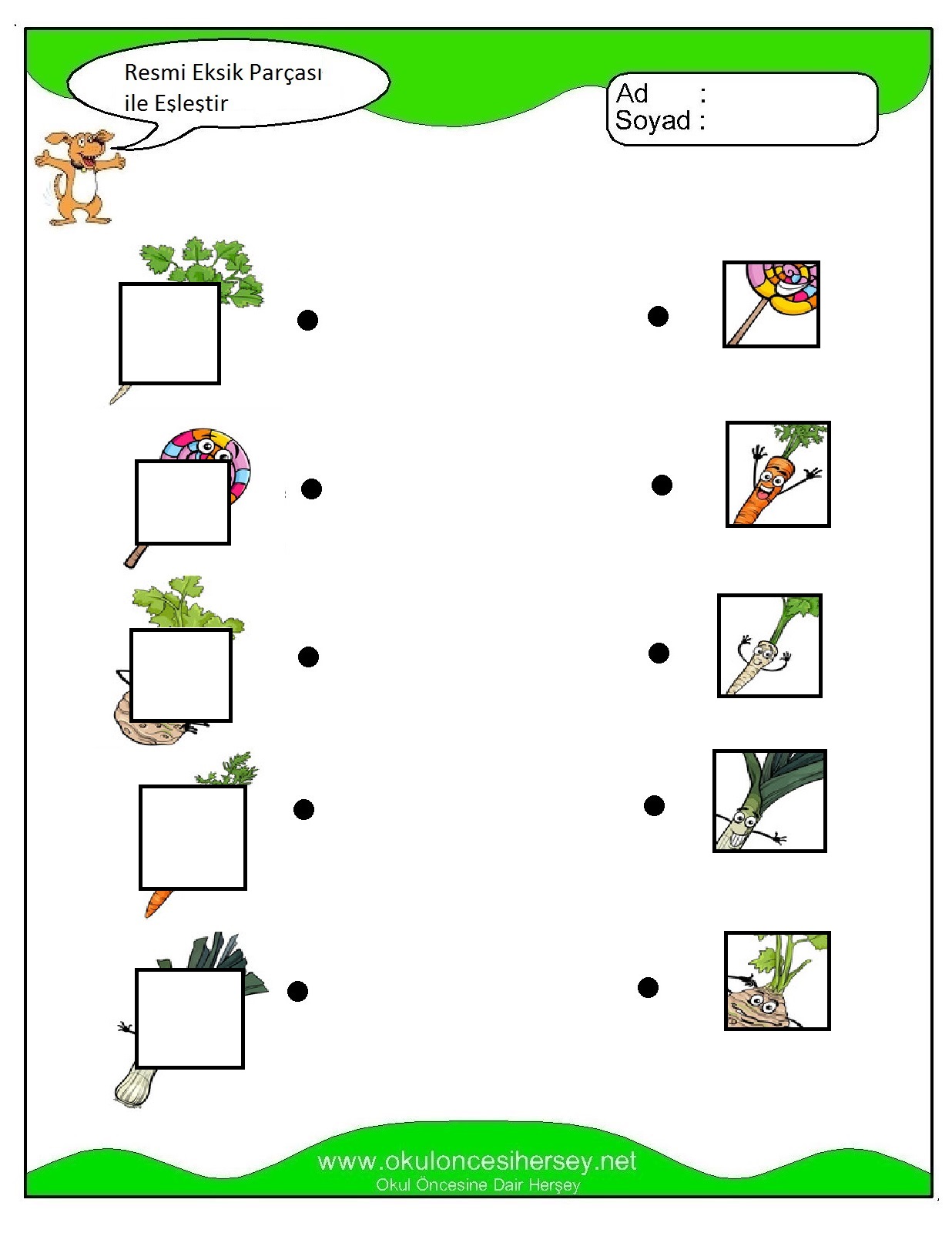 Resmi Eksik Parçası İle Eşleştir