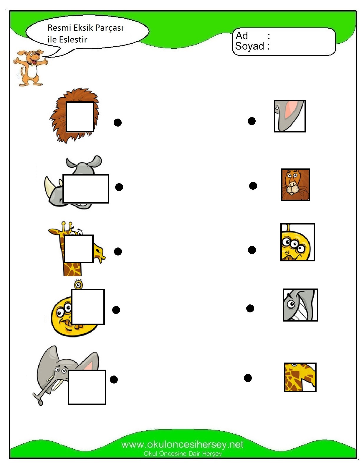 Resmi Eksik Parçası İle Eşleştir