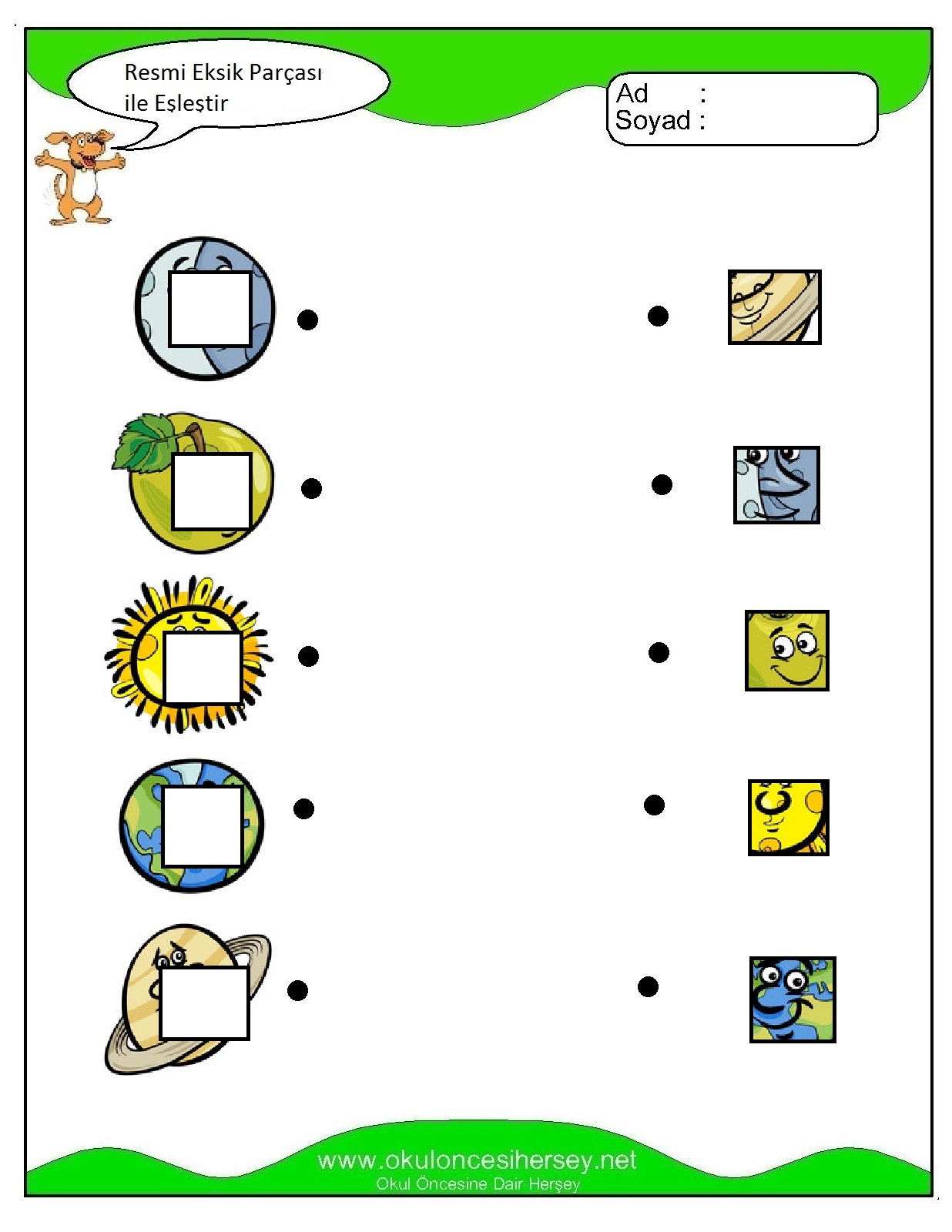 Resmi Eksik Parçası İle Eşleştir