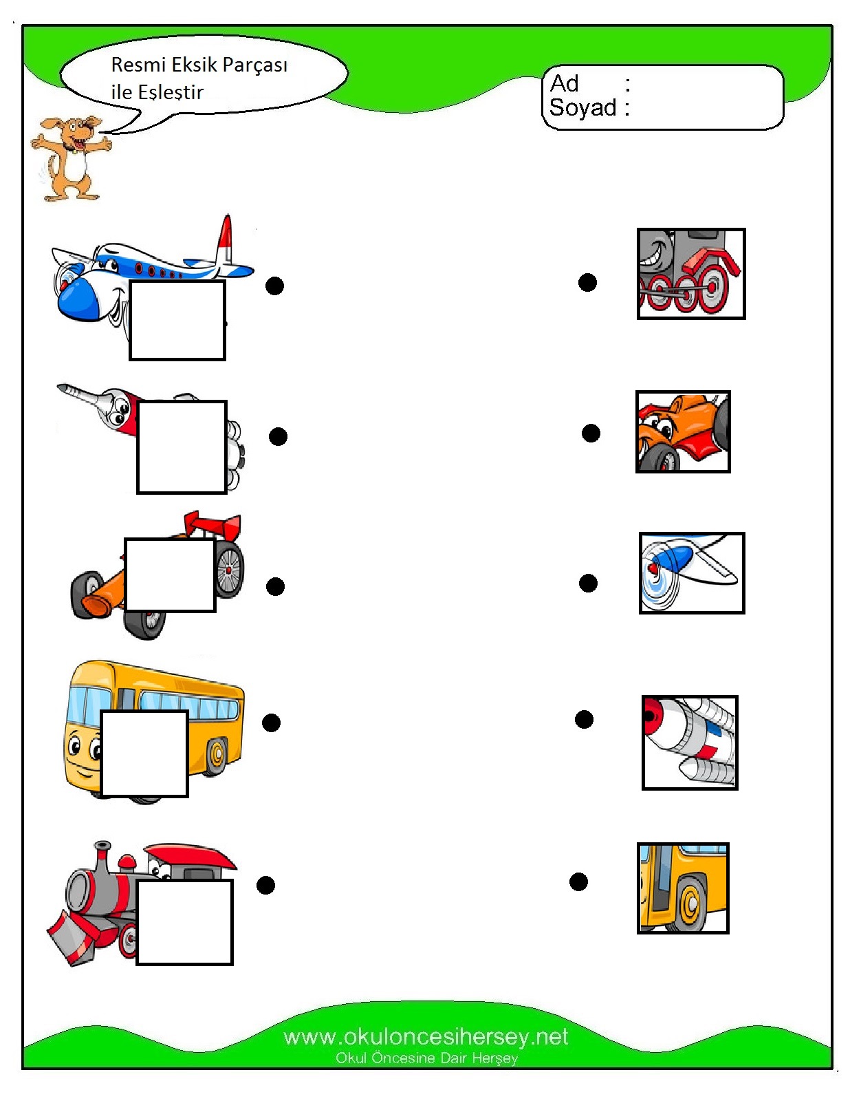 Resmi Eksik Parçası İle Eşleştir