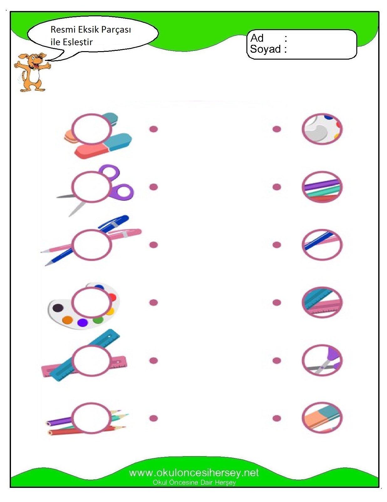 Resmi Eksik Parçası İle Eşleştir