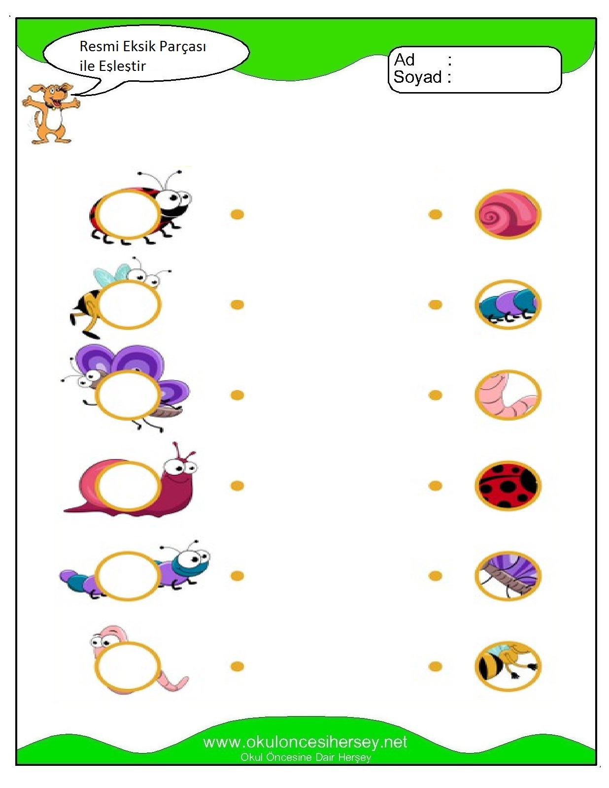 Resmi Eksik Parçası İle Eşleştir