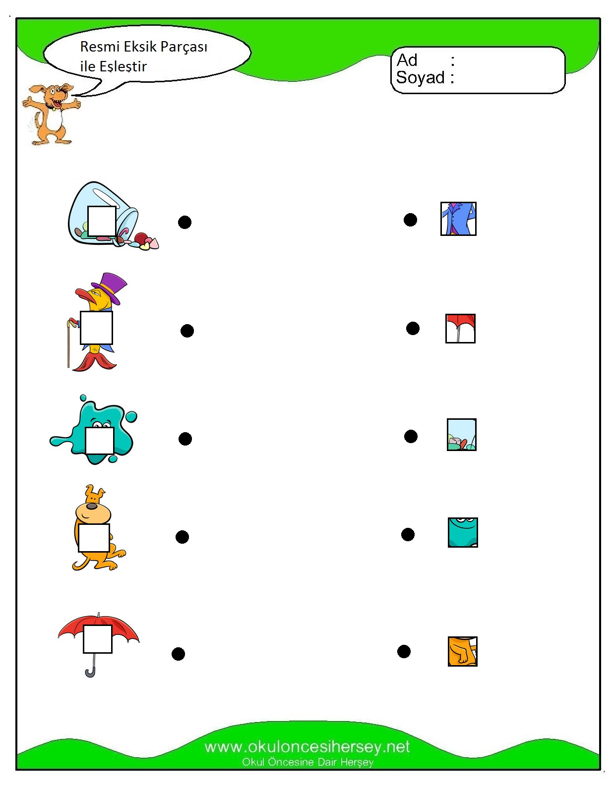 Resmi Eksik Parçası İle Eşleştir