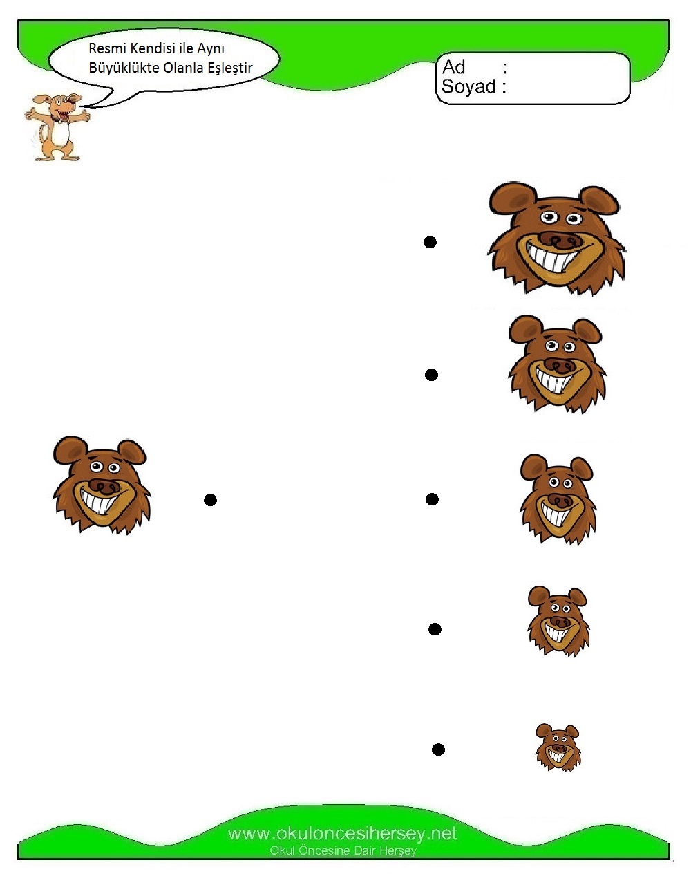 Resmi Aynı Büyüklükte Olan İle Eşleştir