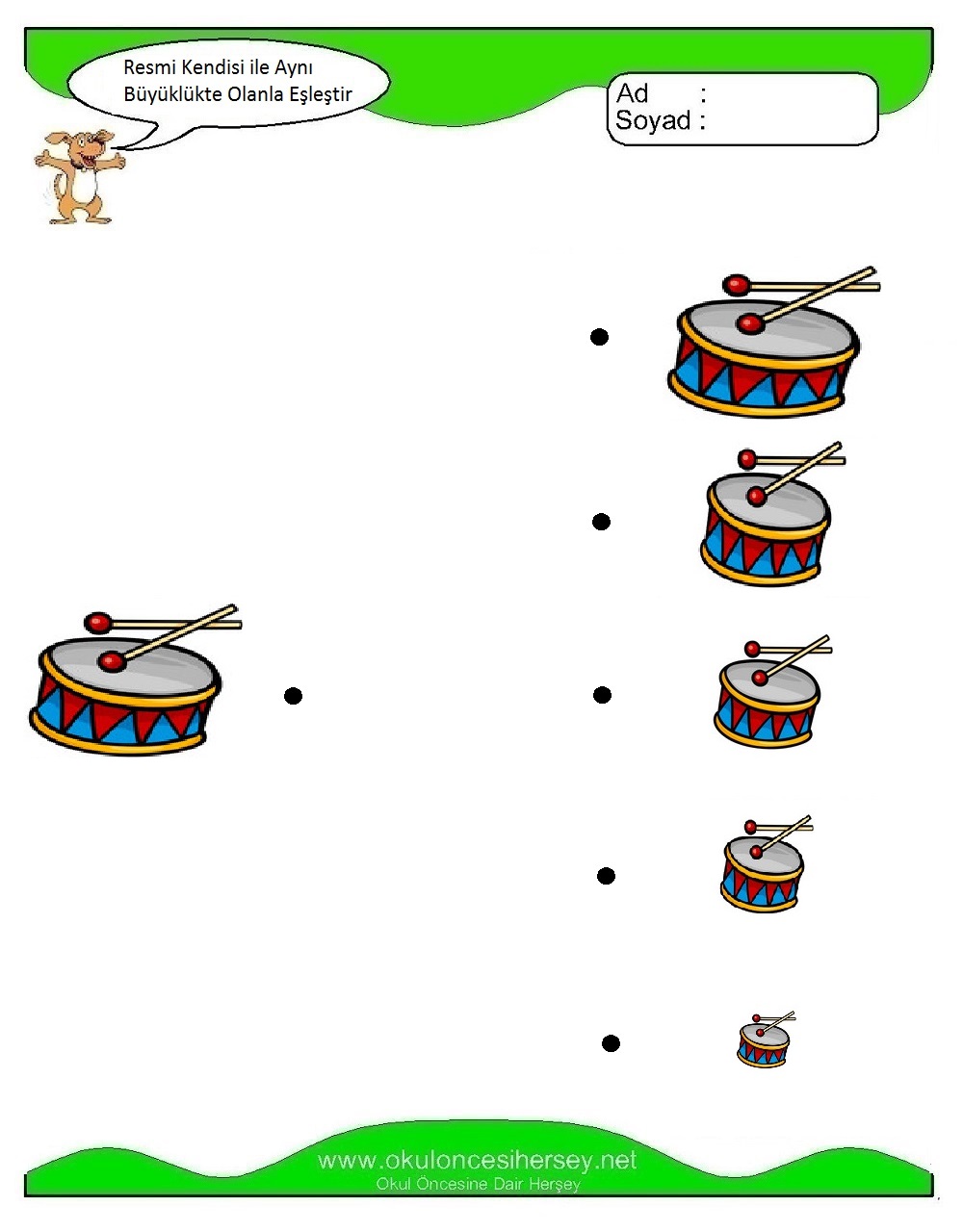 Resmi Aynı Büyüklükte Olan İle Eşleştir