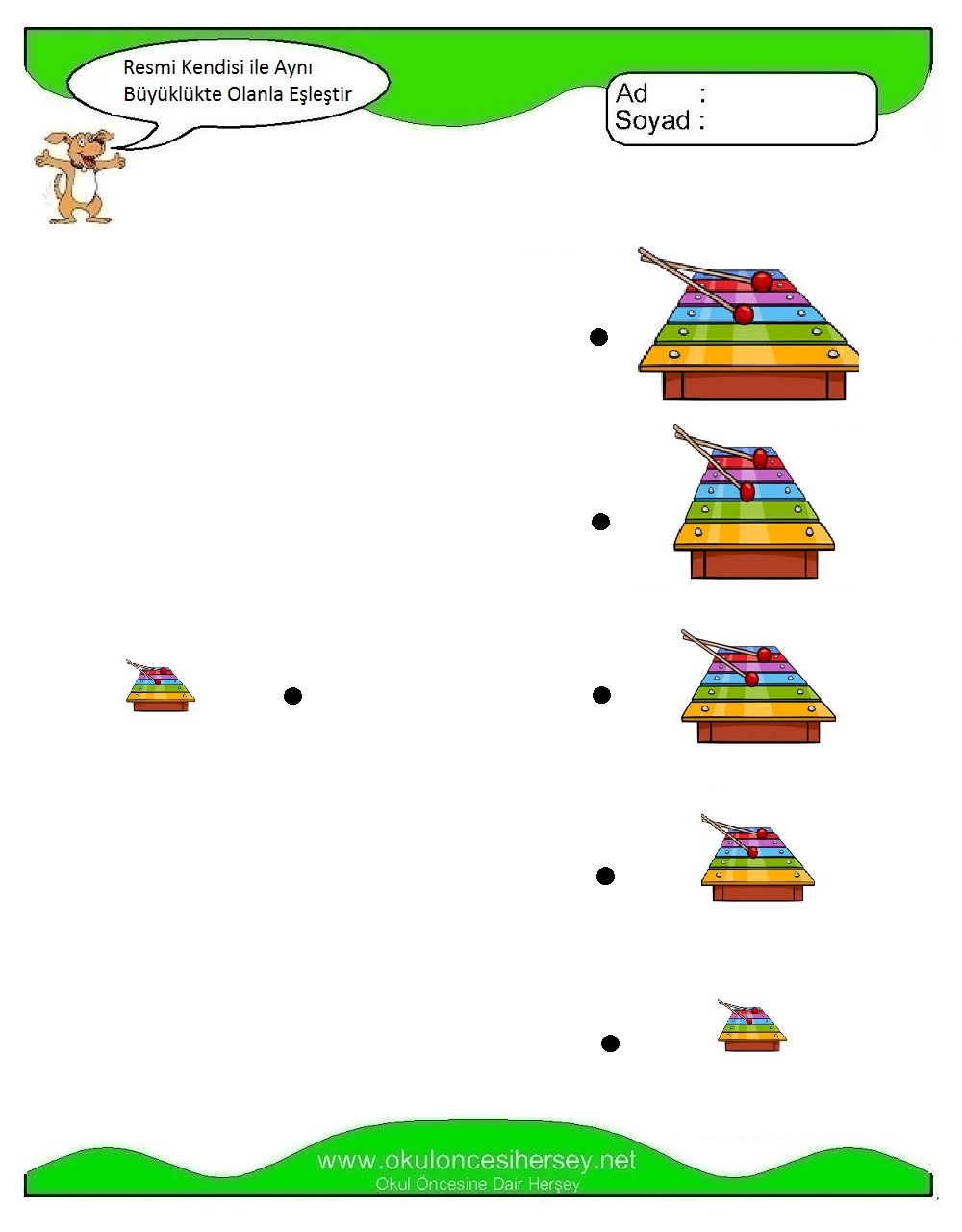 Resmi Aynı Büyüklükte Olan İle Eşleştir