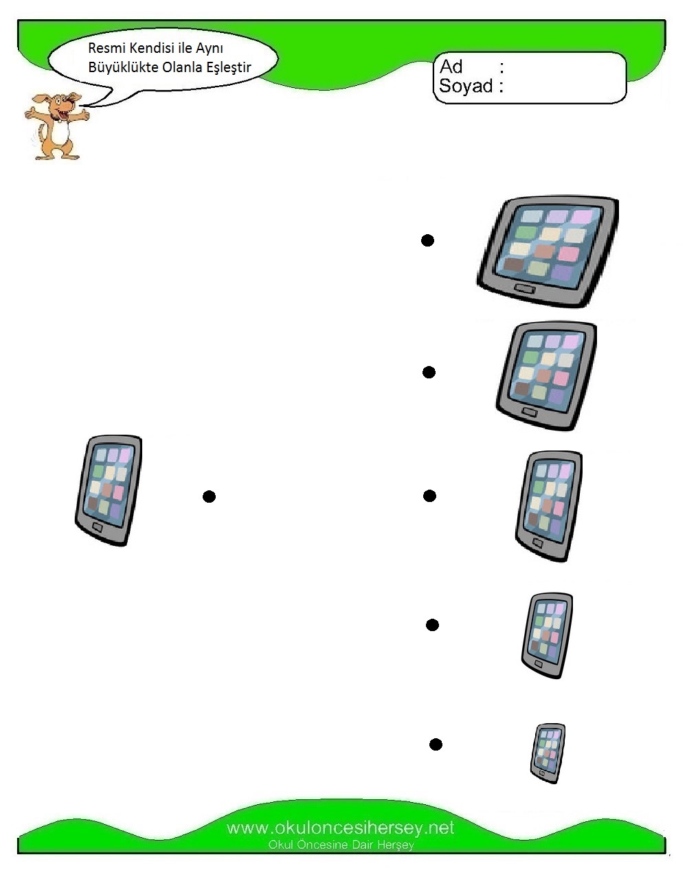 Resmi Aynı Büyüklükte Olan İle Eşleştir