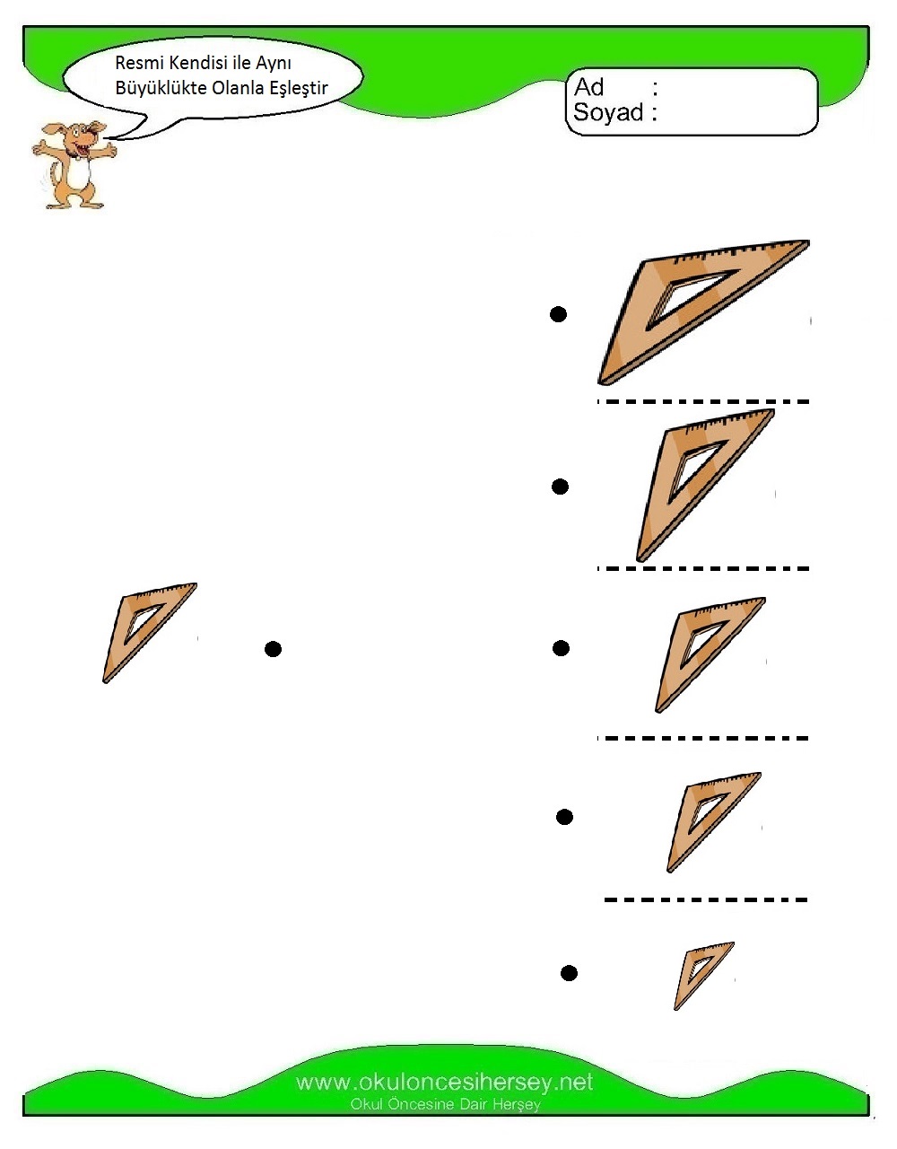 Resmi Aynı Büyüklükte Olan İle Eşleştir