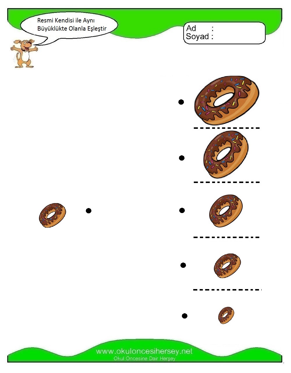 Resmi Aynı Büyüklükte Olan İle Eşleştir
