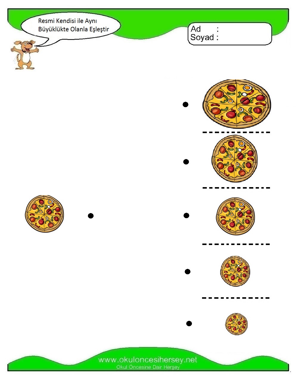 Resmi Aynı Büyüklükte Olan İle Eşleştir