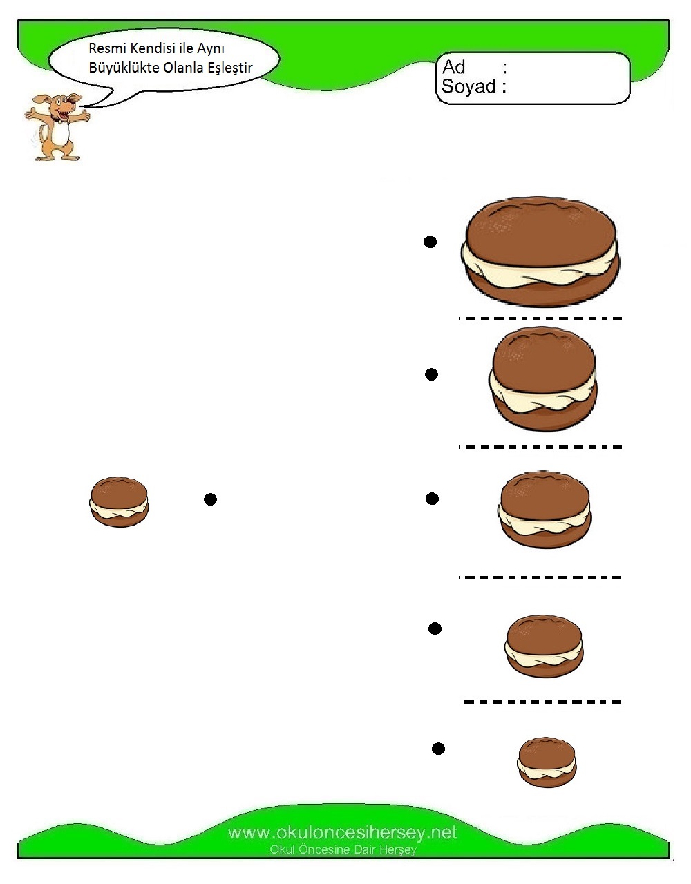 Resmi Aynı Büyüklükte Olan İle Eşleştir