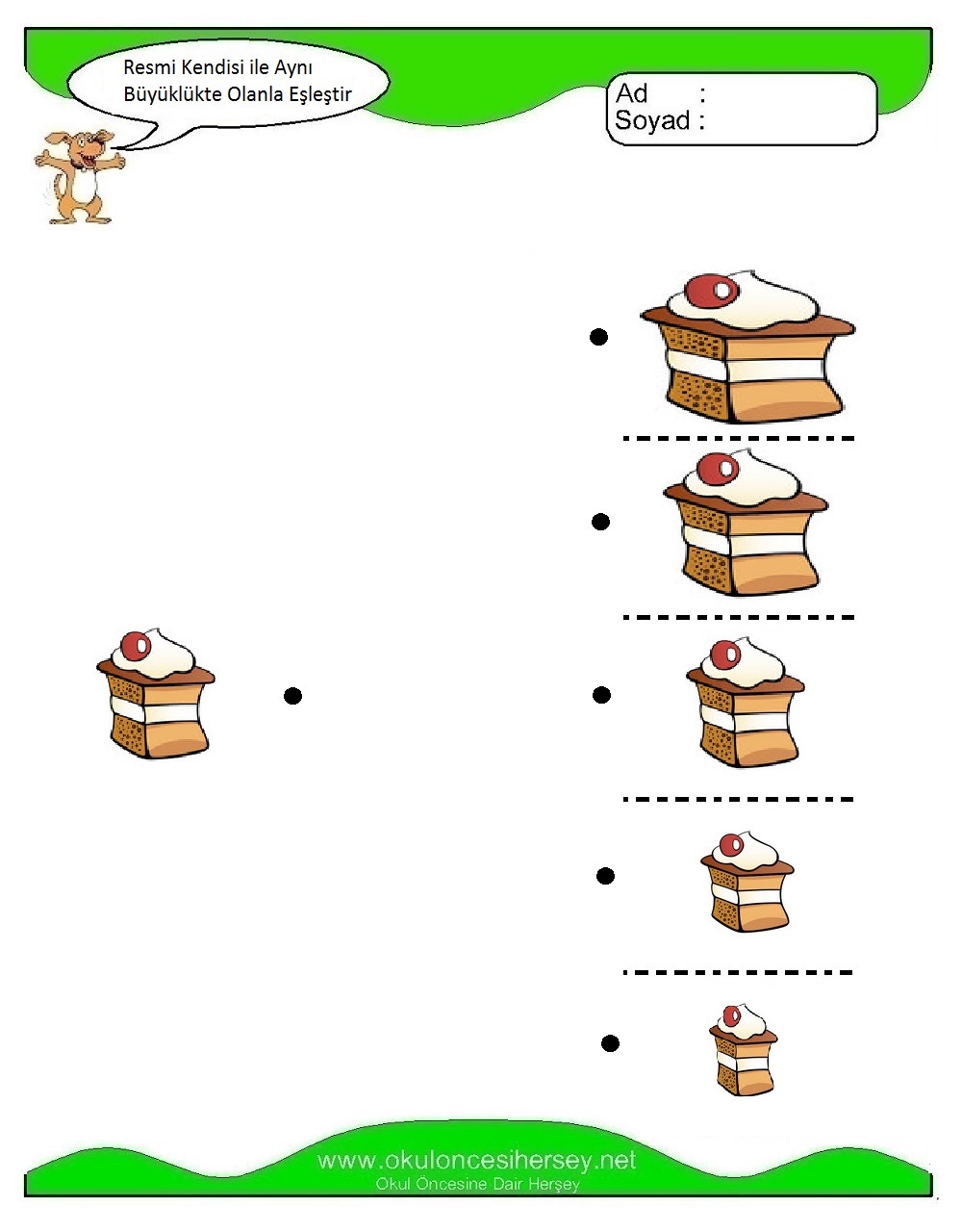 Resmi Aynı Büyüklükte Olan İle Eşleştir