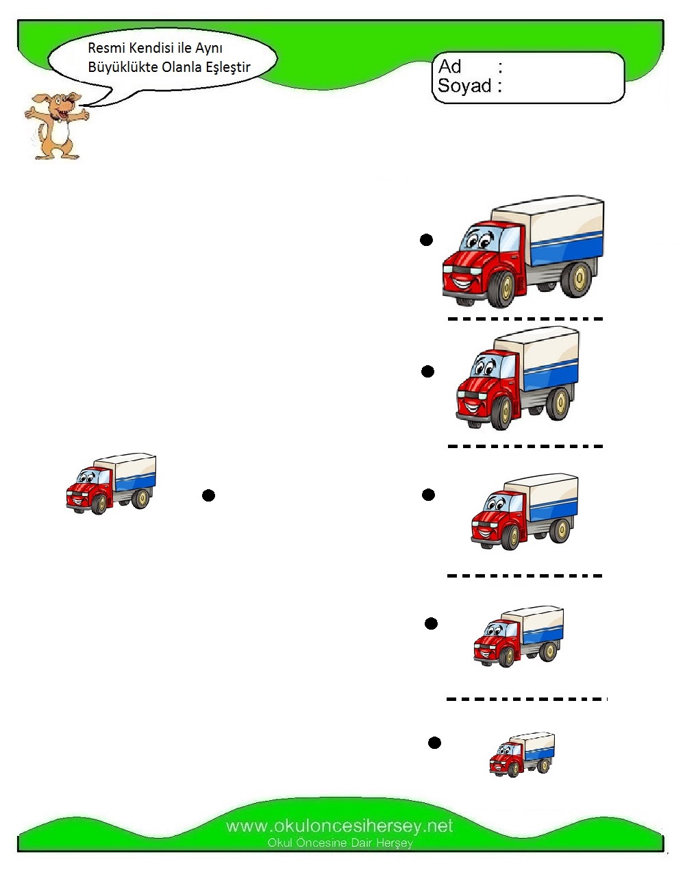 Resmi Aynı Büyüklükte Olan İle Eşleştir