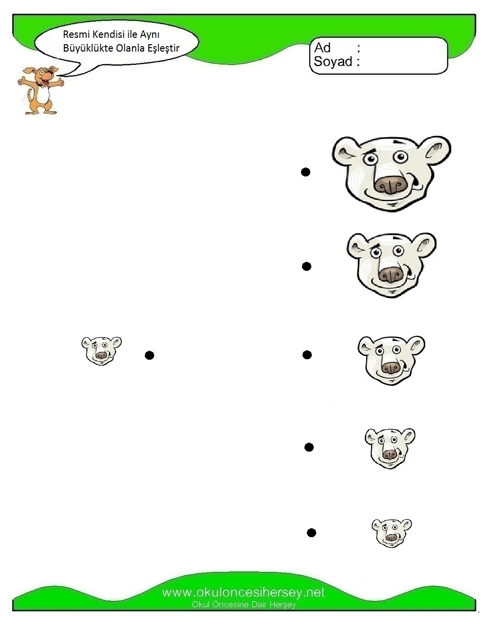 Resmi Aynı Büyüklükte Olan İle Eşleştir