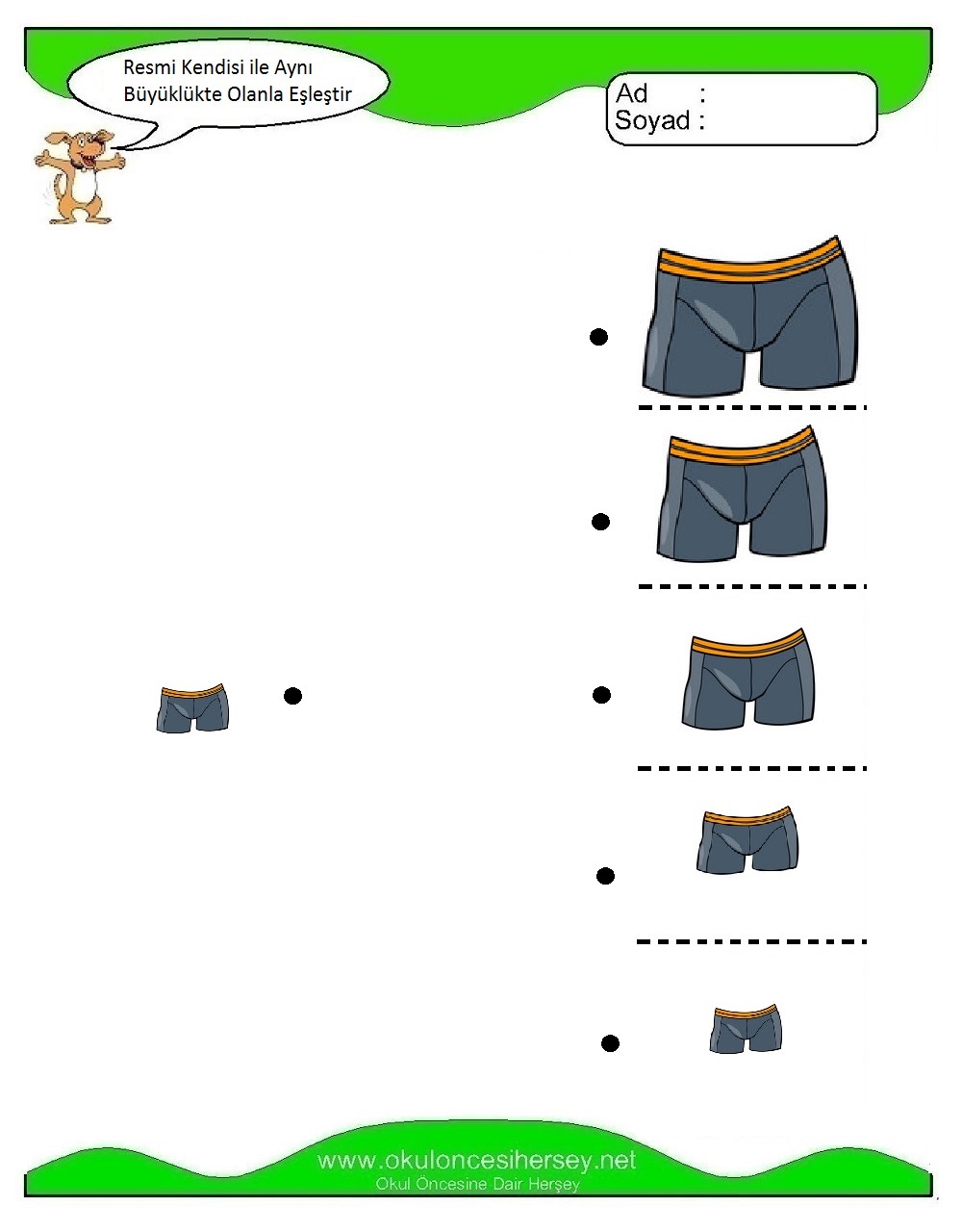 Resmi Aynı Büyüklükte Olan İle Eşleştir