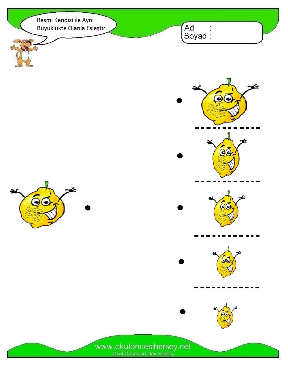 Resmi Aynı Büyüklükte Olan İle Eşleştir
