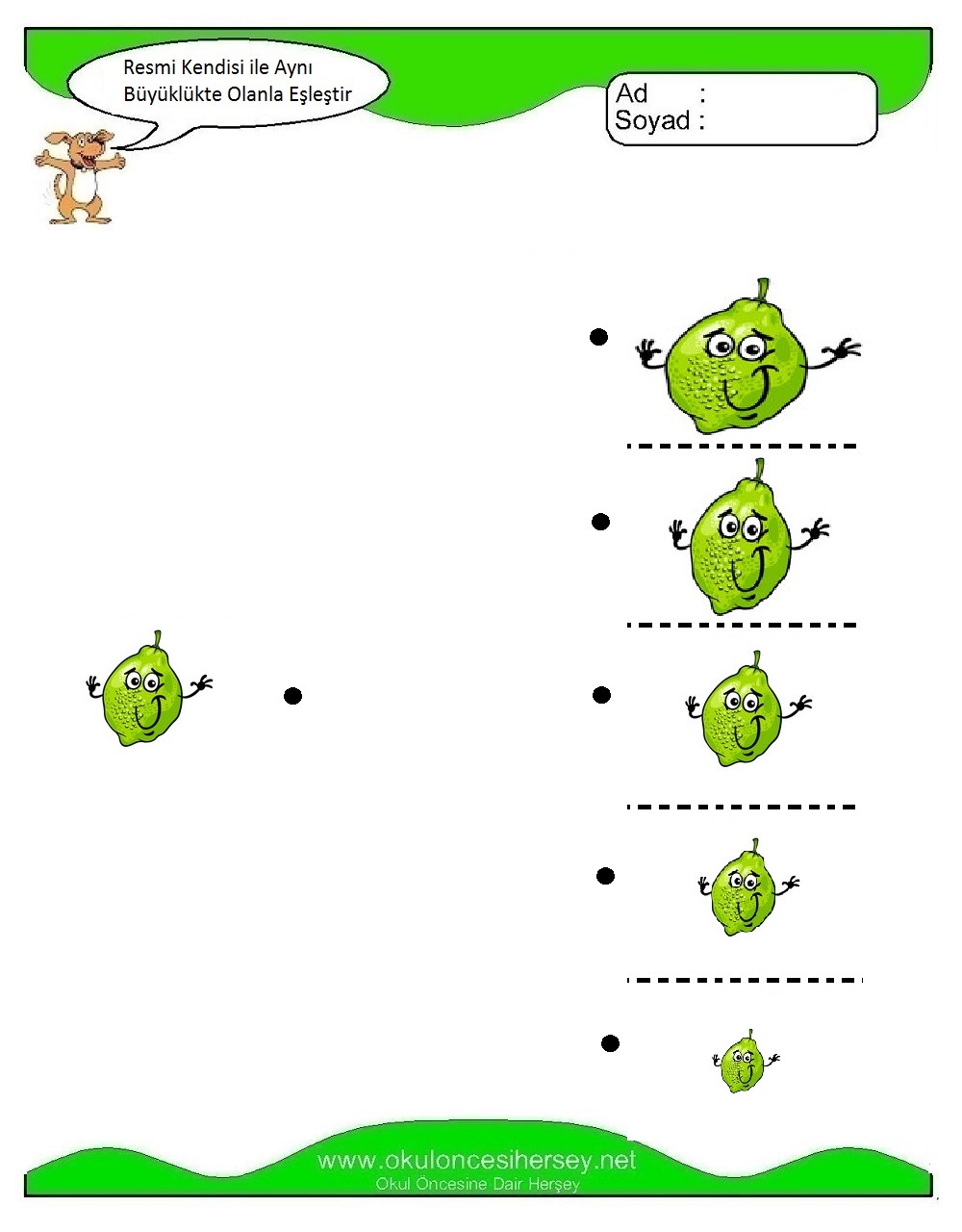 Resmi Aynı Büyüklükte Olan İle Eşleştir