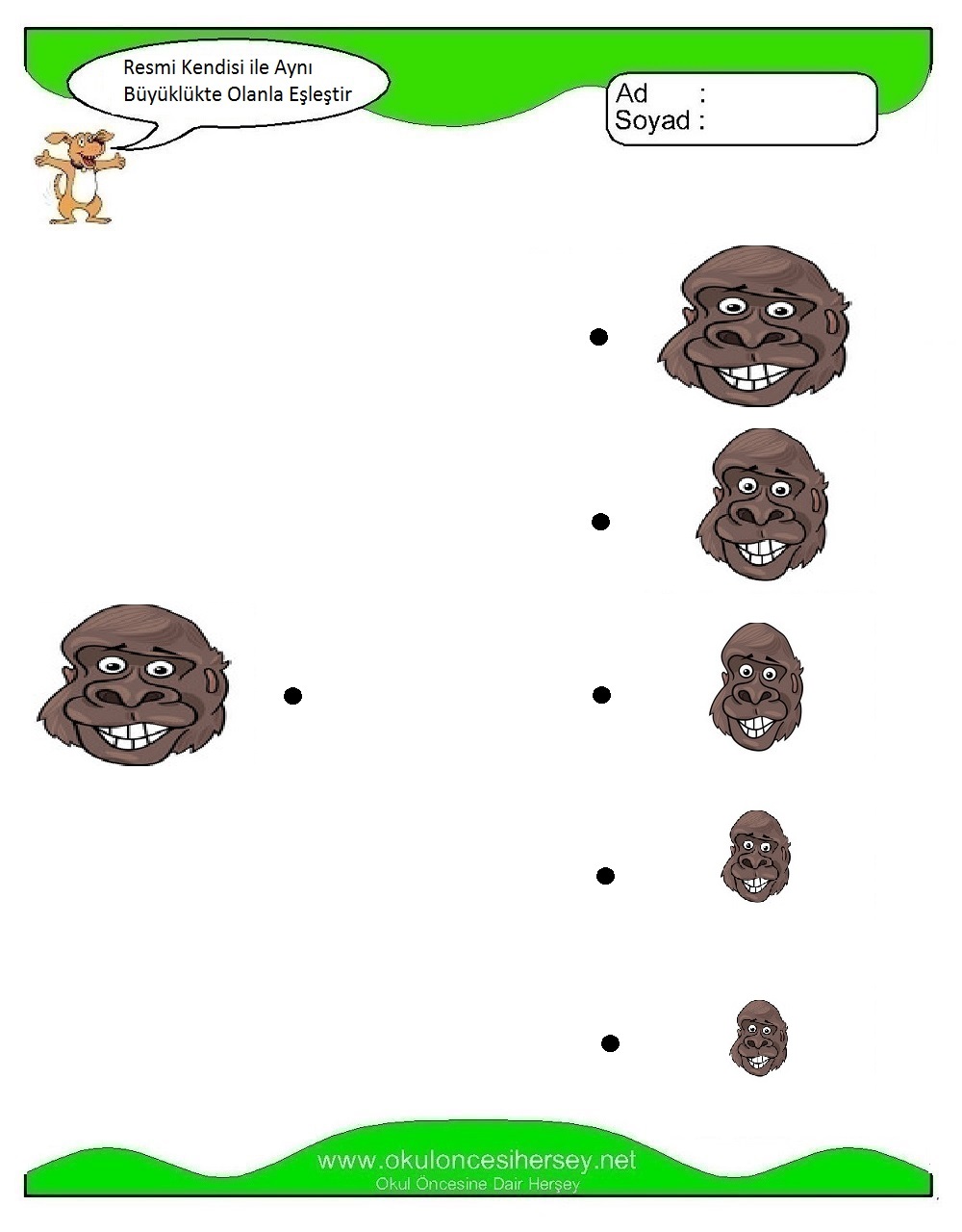 Resmi Aynı Büyüklükte Olan İle Eşleştir