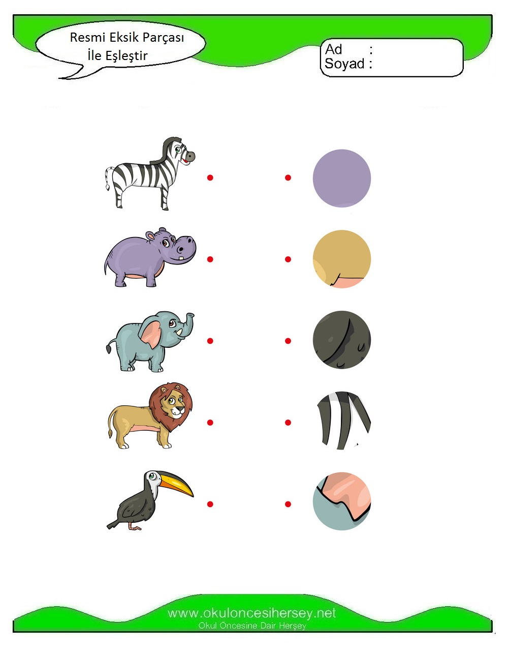 Resmi Eksik Parçası İle Eşleştir