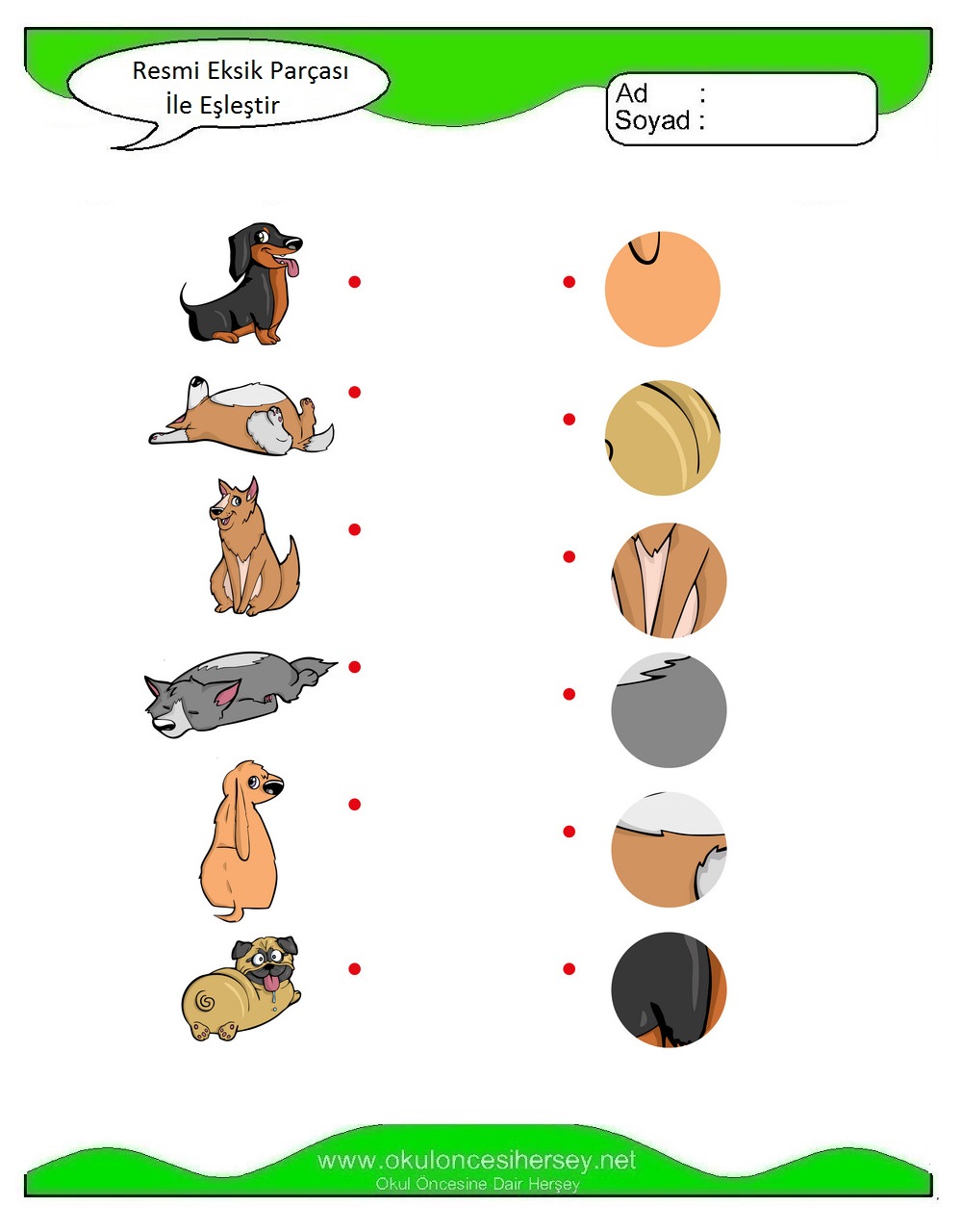 Resmi Eksik Parçası İle Eşleştir