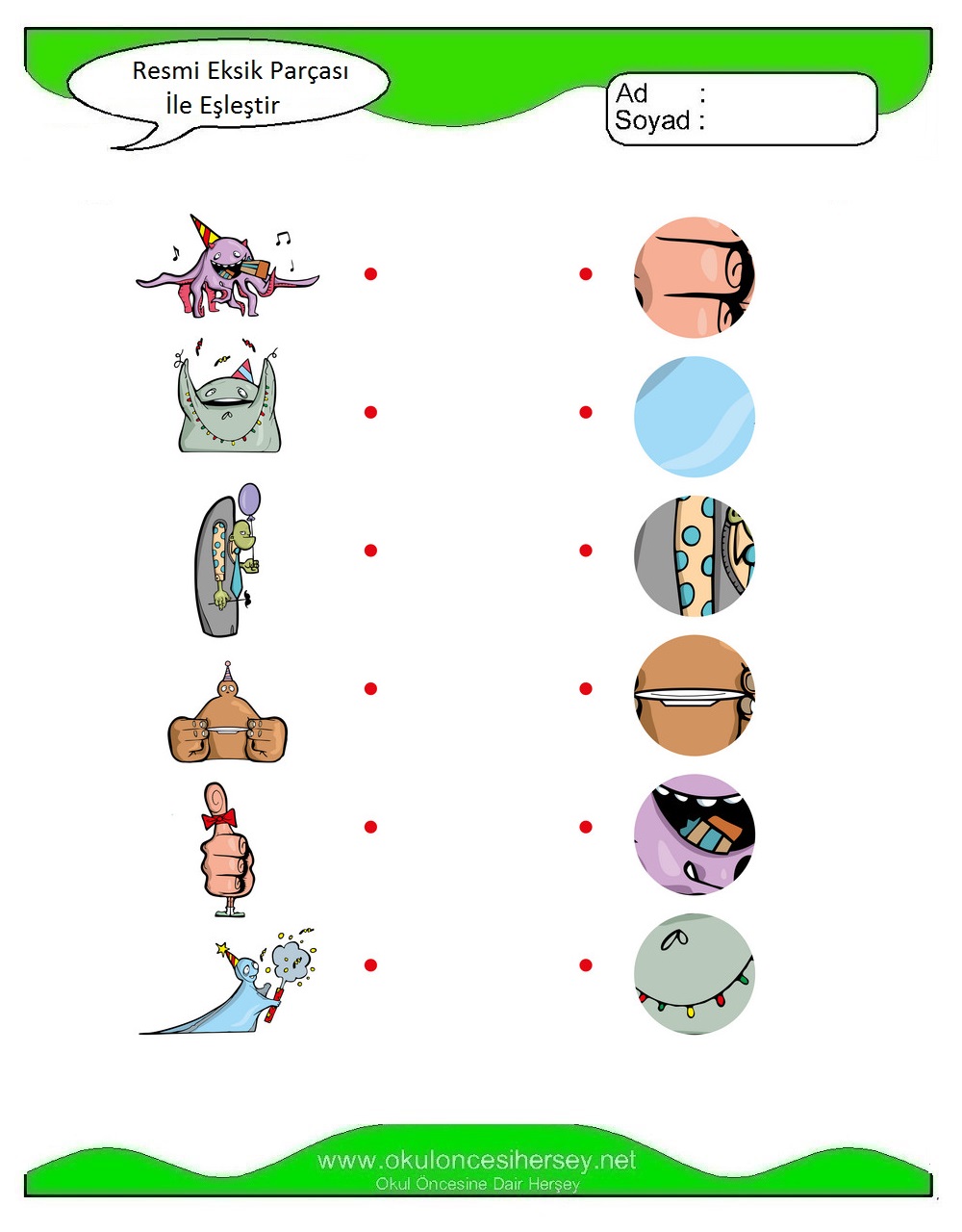 Resmi Eksik Parçası İle Eşleştir