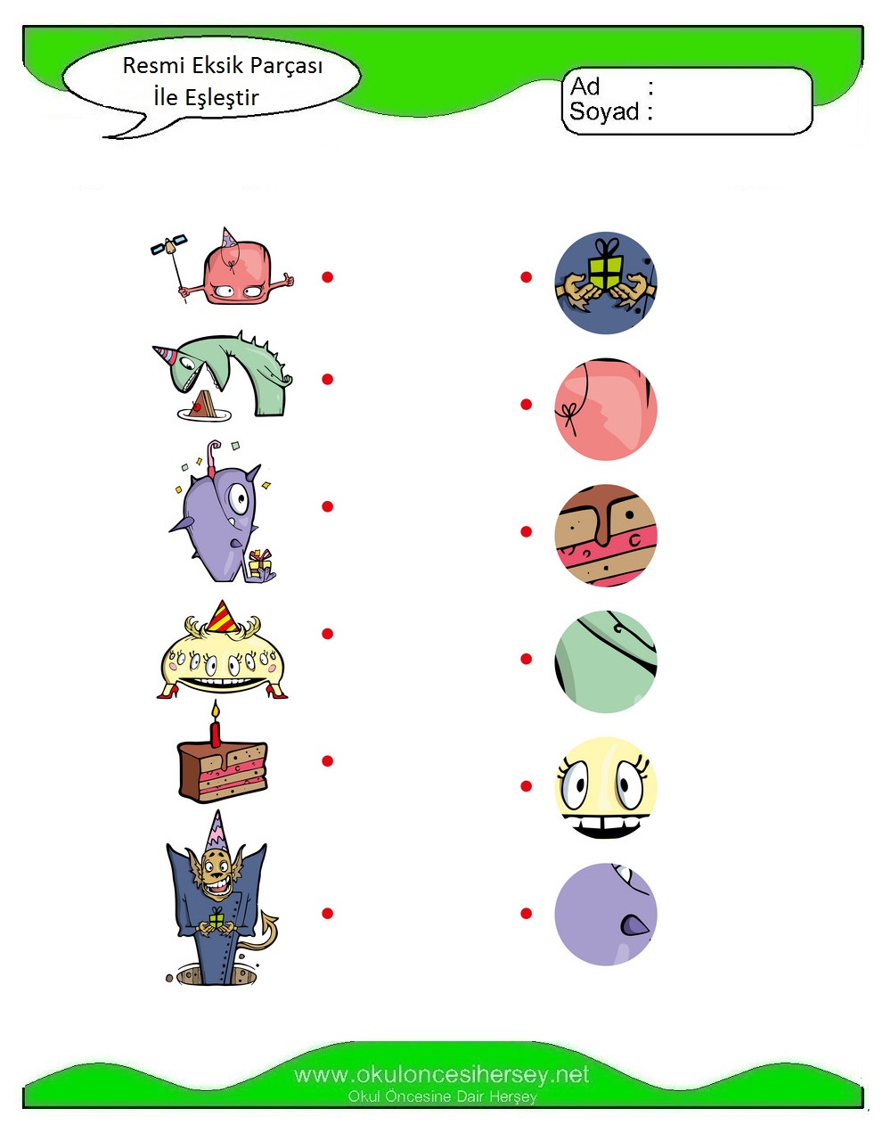 Resmi Eksik Parçası İle Eşleştir