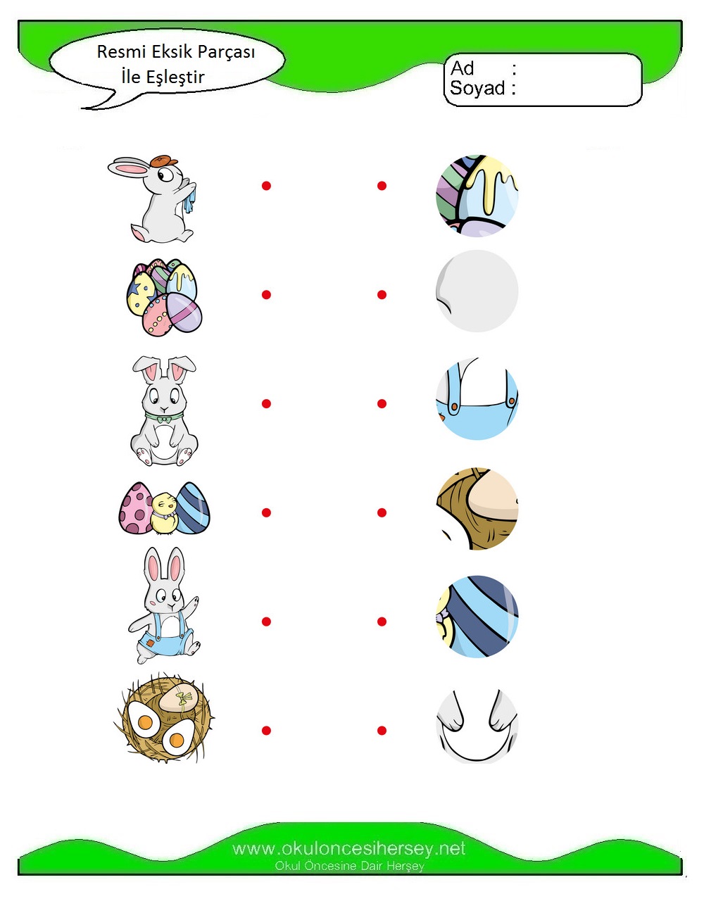 Resmi Eksik Parçası İle Eşleştir