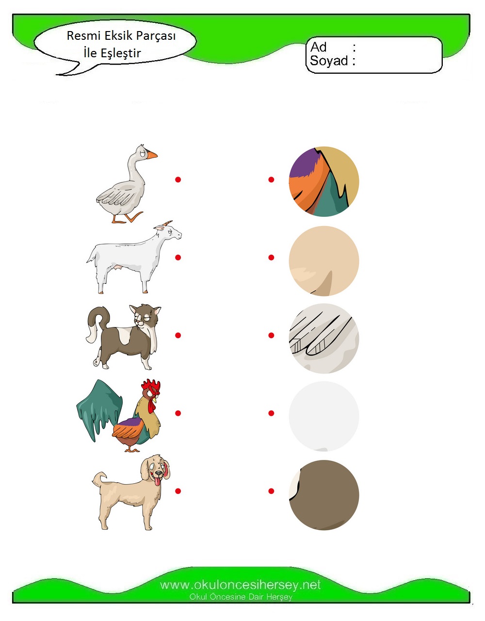 Resmi Eksik Parçası İle Eşleştir