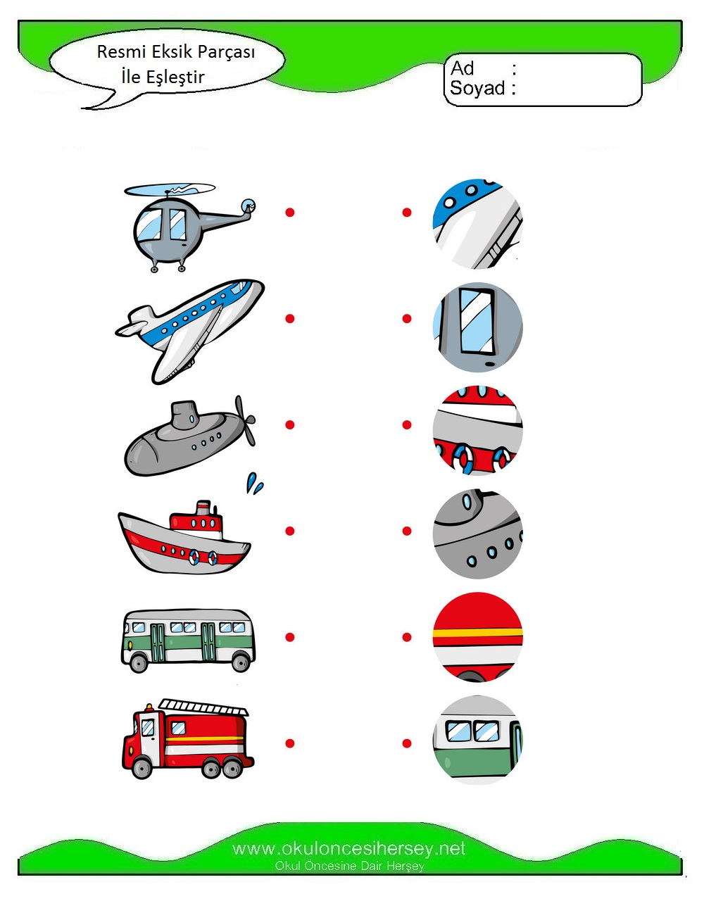 Resmi Eksik Parçası İle Eşleştir