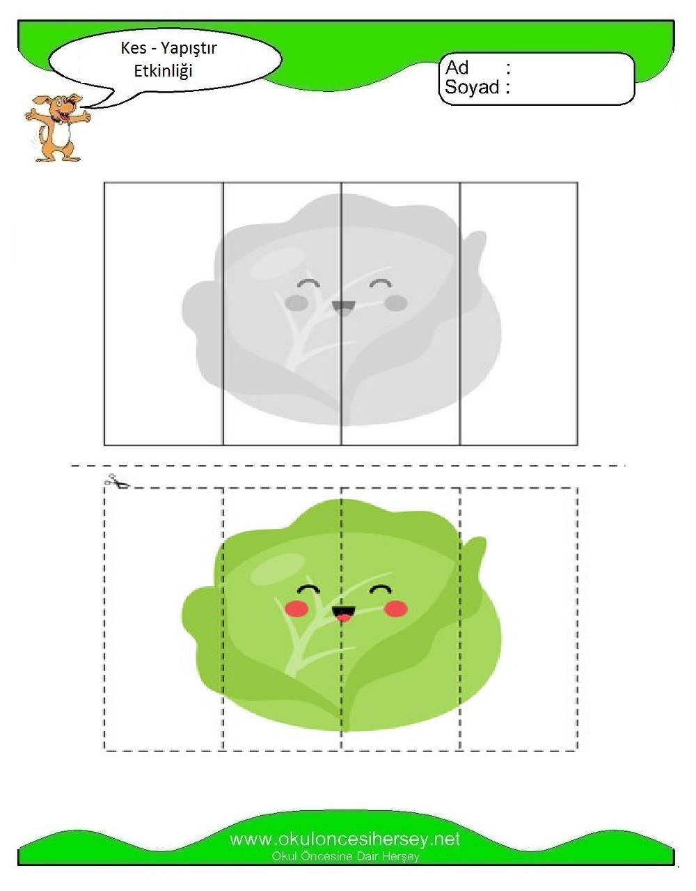 Kes Yapıştır Çalışmaları