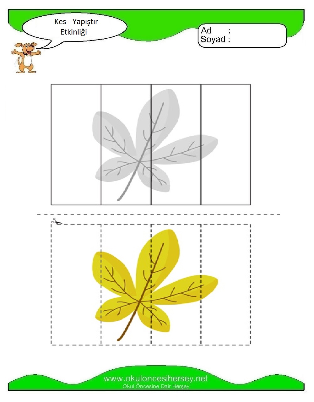 Kes Yapıştır Çalışmaları